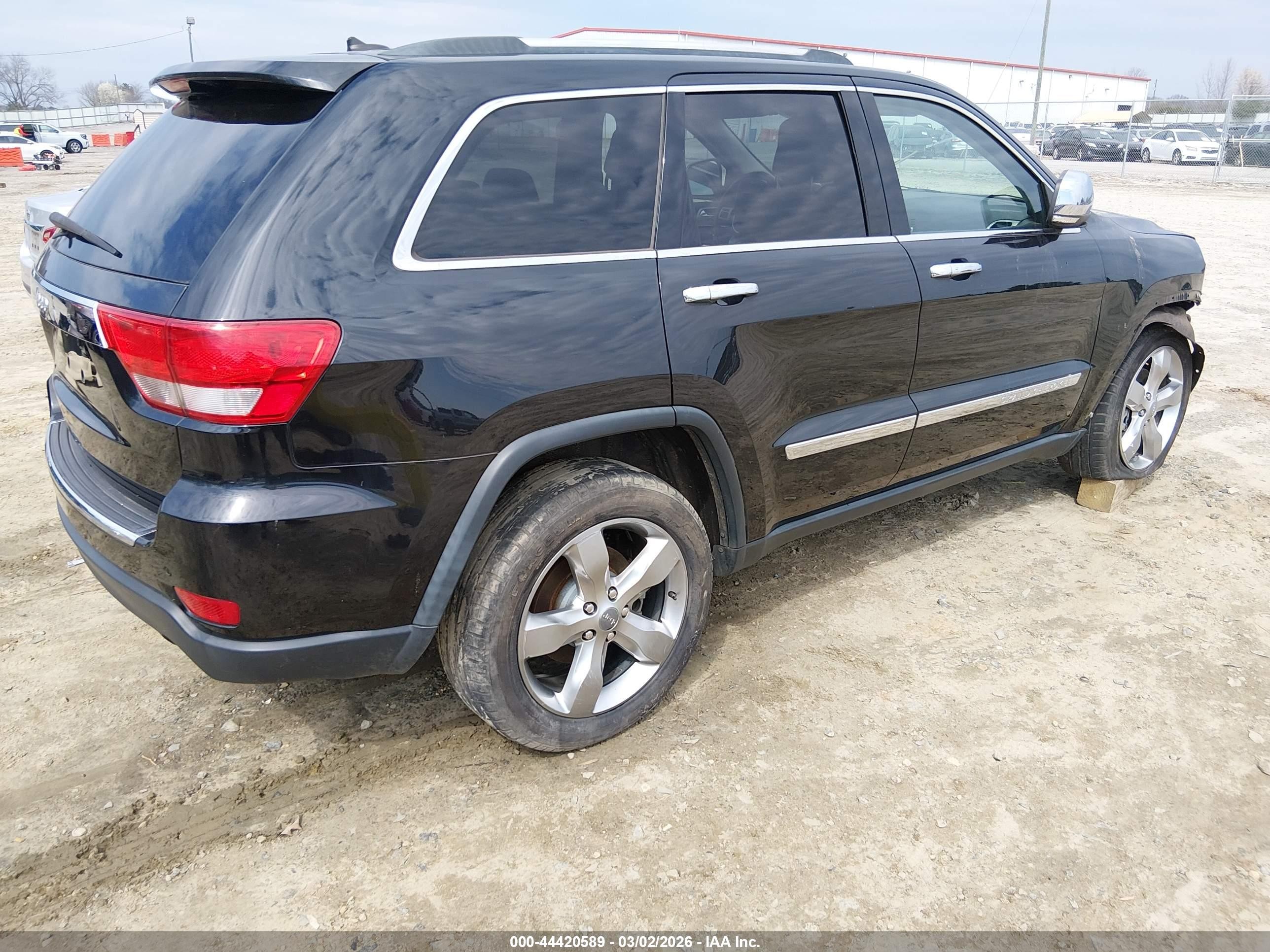 2013 Jeep Grand Cherokee Limited Черный vin: 1C4RJEBG5DC642942
