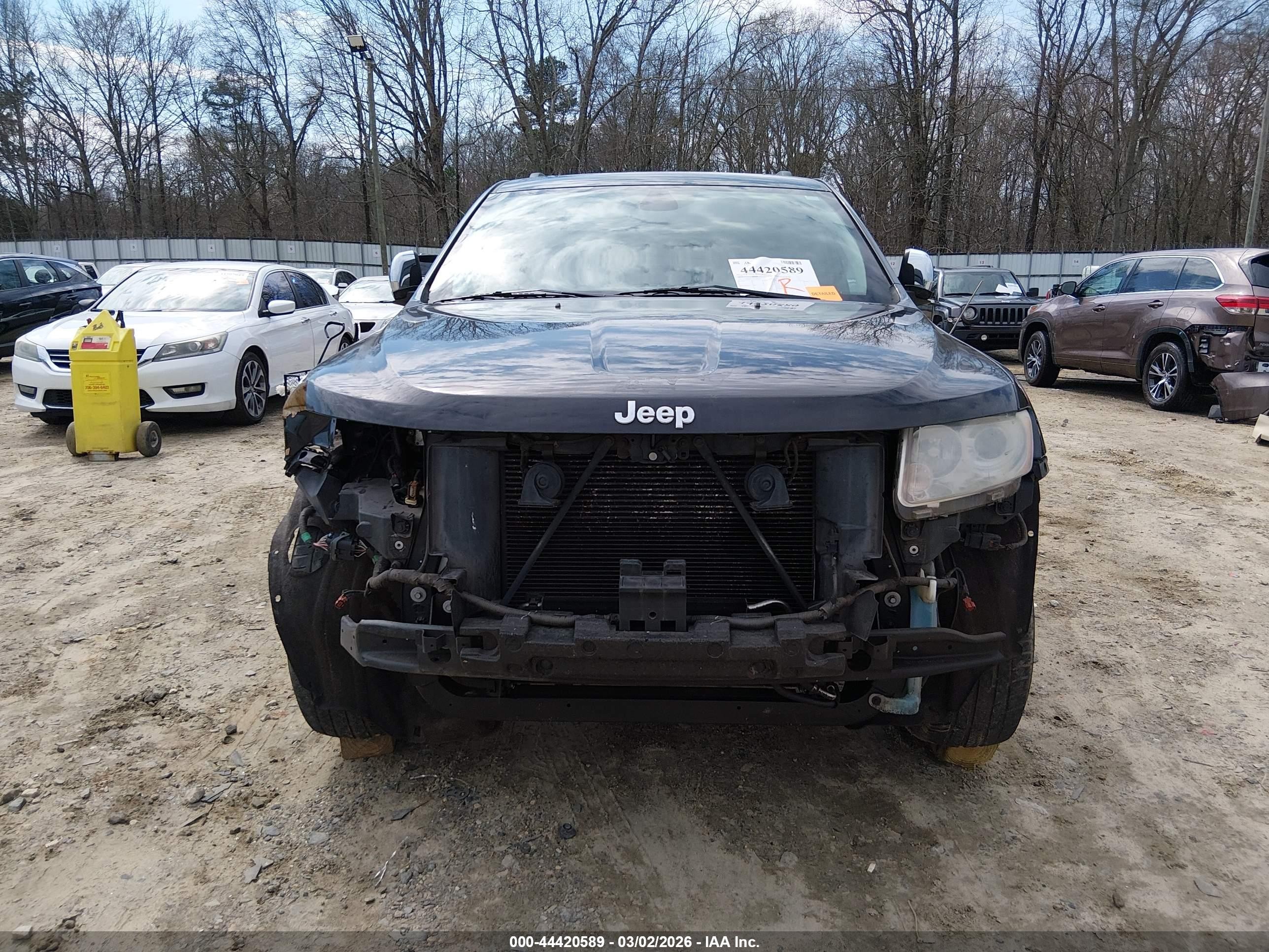 2013 Jeep Grand Cherokee Limited Черный vin: 1C4RJEBG5DC642942