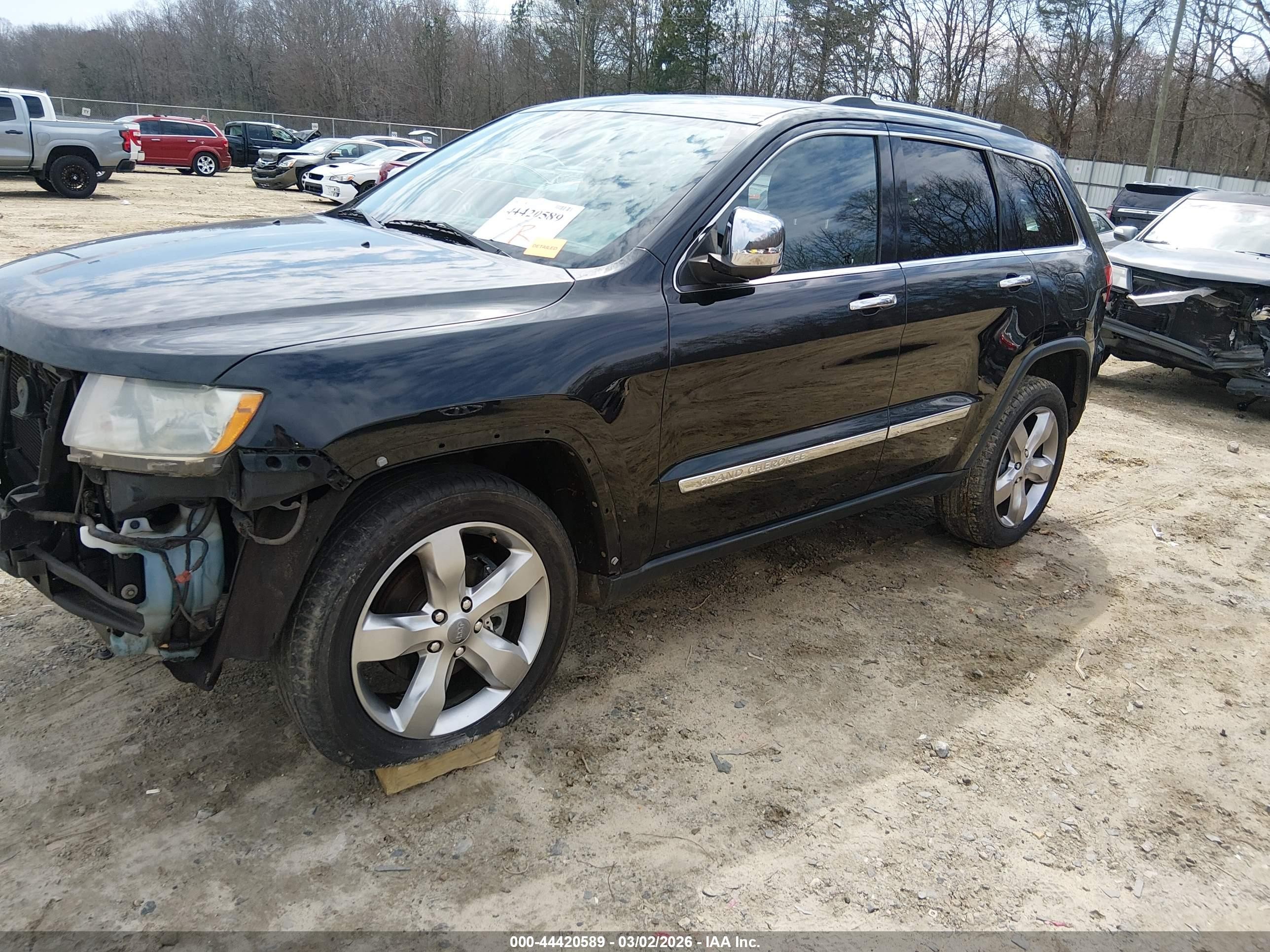 2013 Jeep Grand Cherokee Limited Черный vin: 1C4RJEBG5DC642942