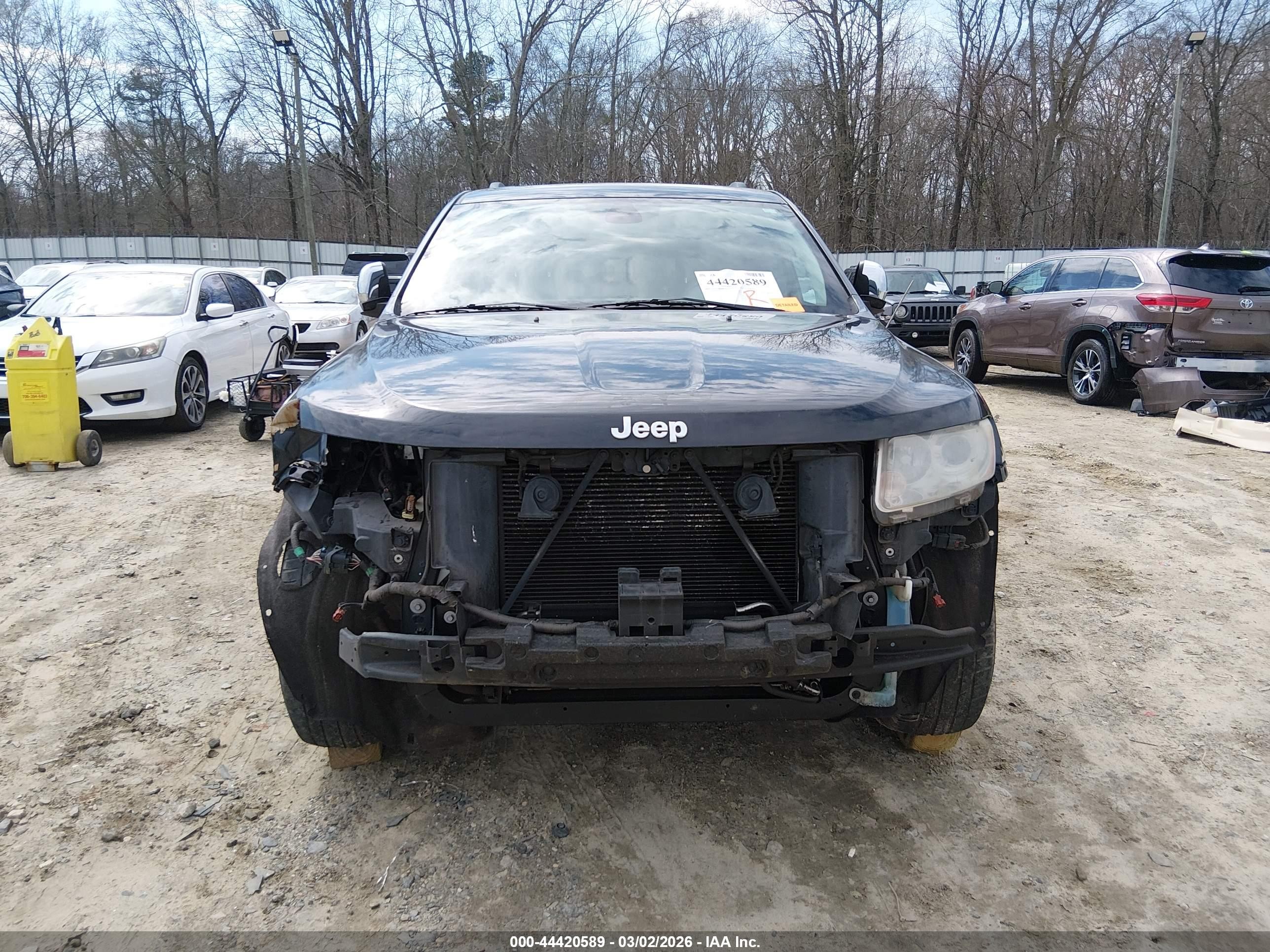 2013 Jeep Grand Cherokee Limited Черный vin: 1C4RJEBG5DC642942