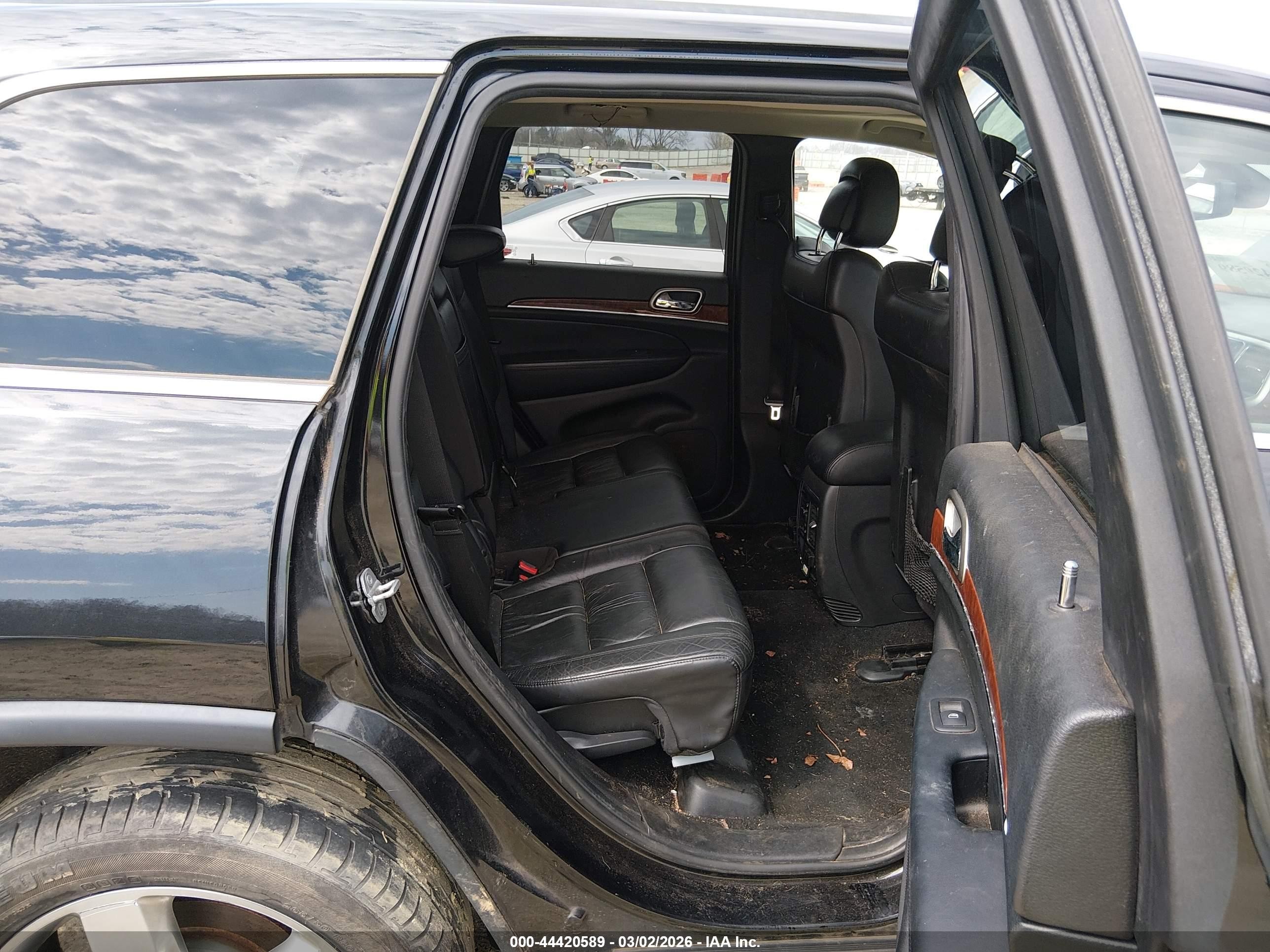 2013 Jeep Grand Cherokee Limited Черный vin: 1C4RJEBG5DC642942