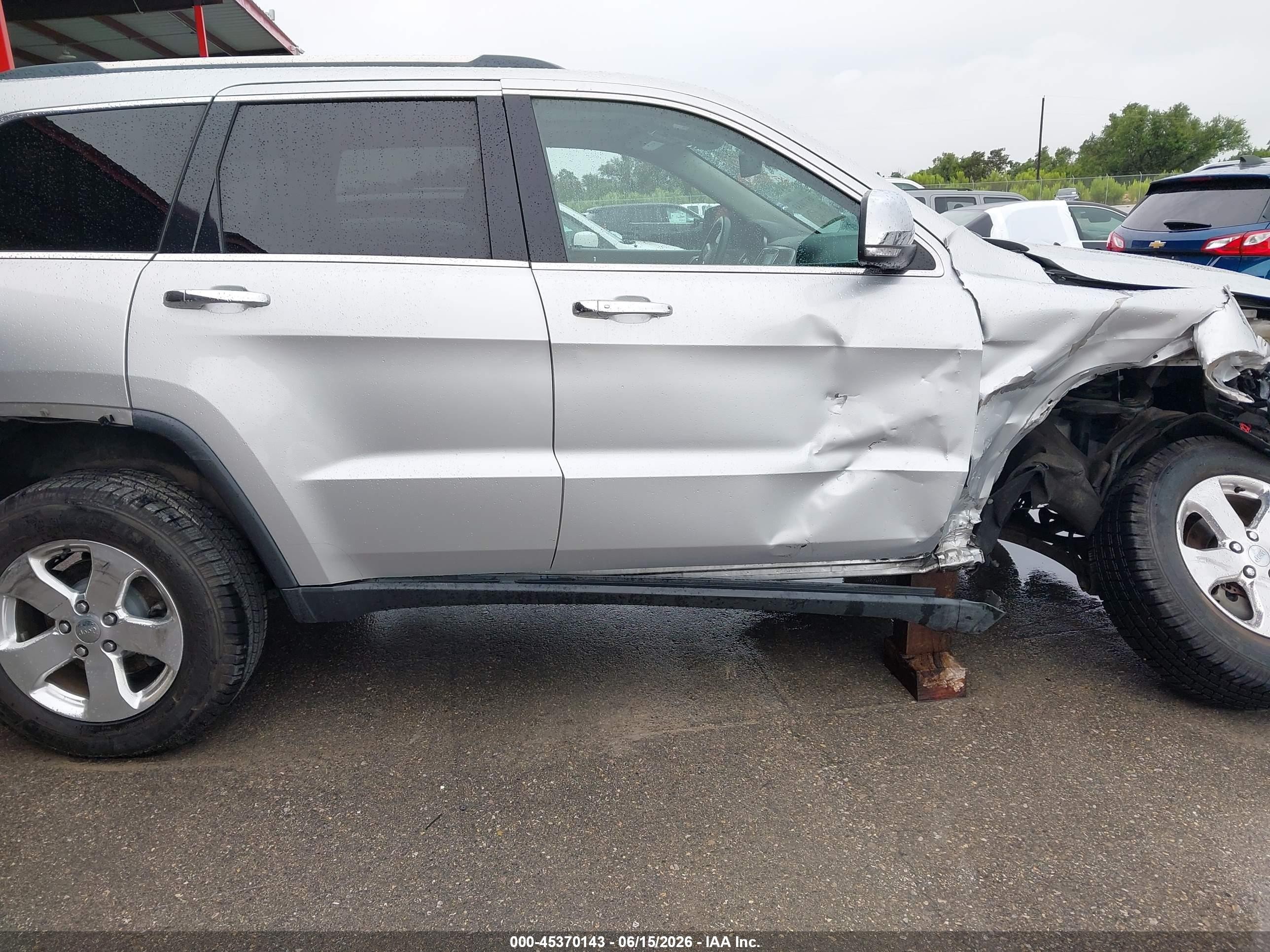 2013 Jeep Grand Cherokee Limited Серебряный vin: 1C4RJEBG5DC646571