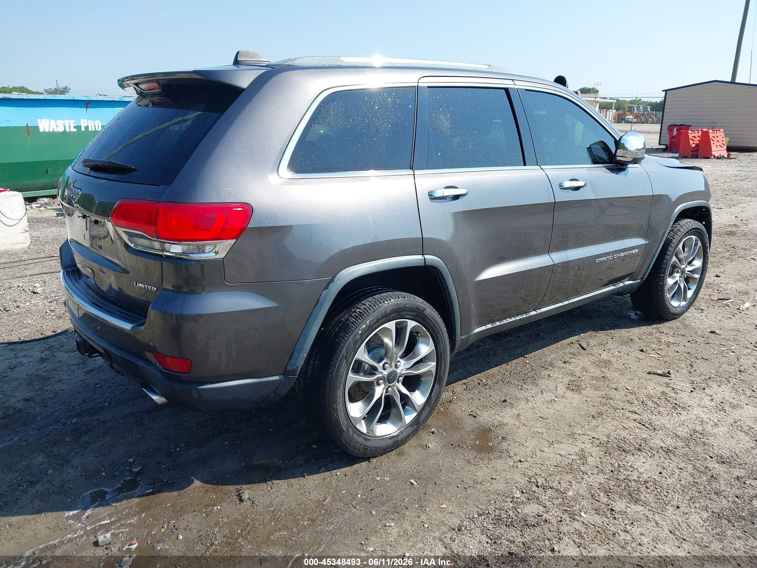 2014 Jeep Grand Cherokee Limited Pewter vin: 1C4RJEBG5EC144628