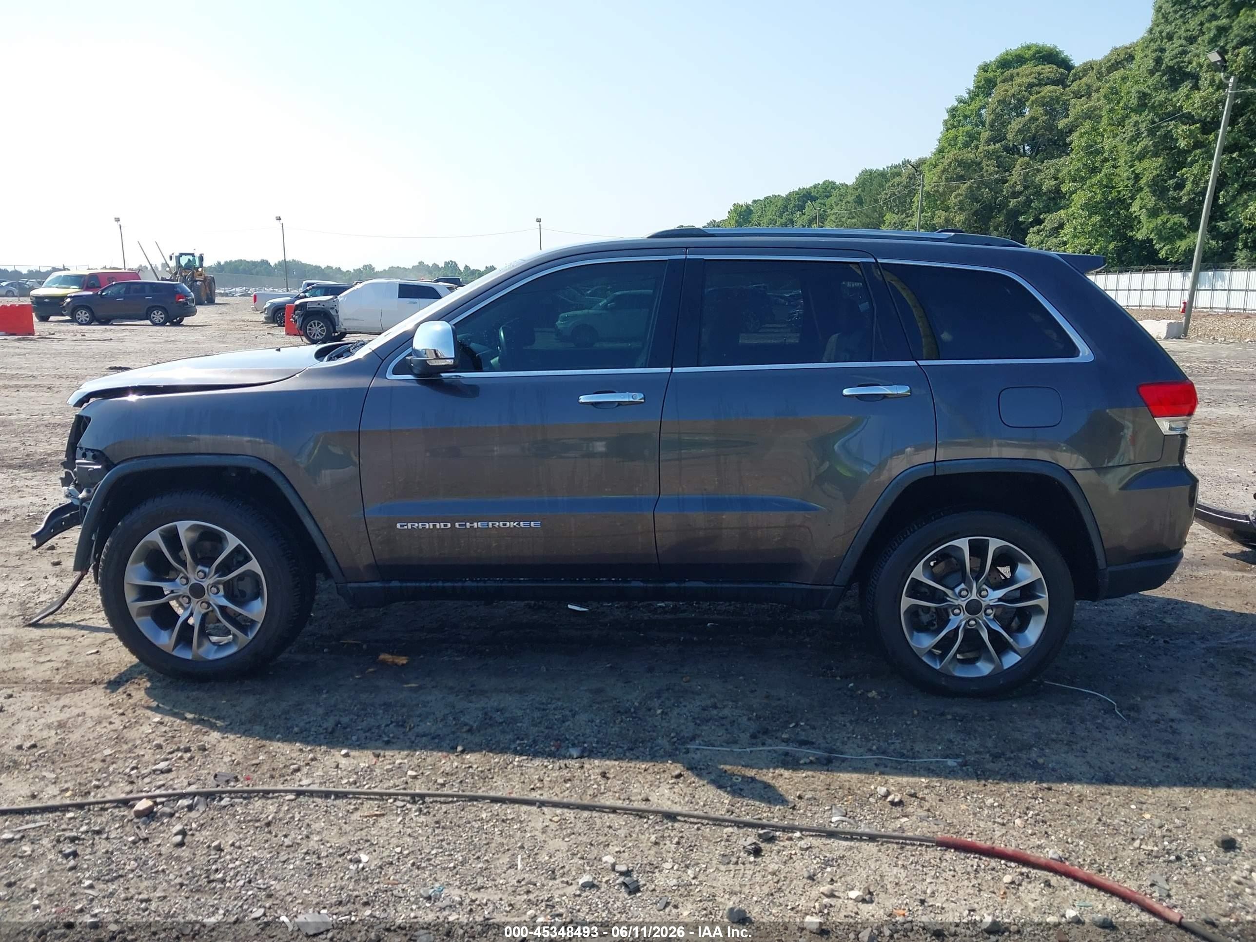 2014 Jeep Grand Cherokee Limited Pewter vin: 1C4RJEBG5EC144628