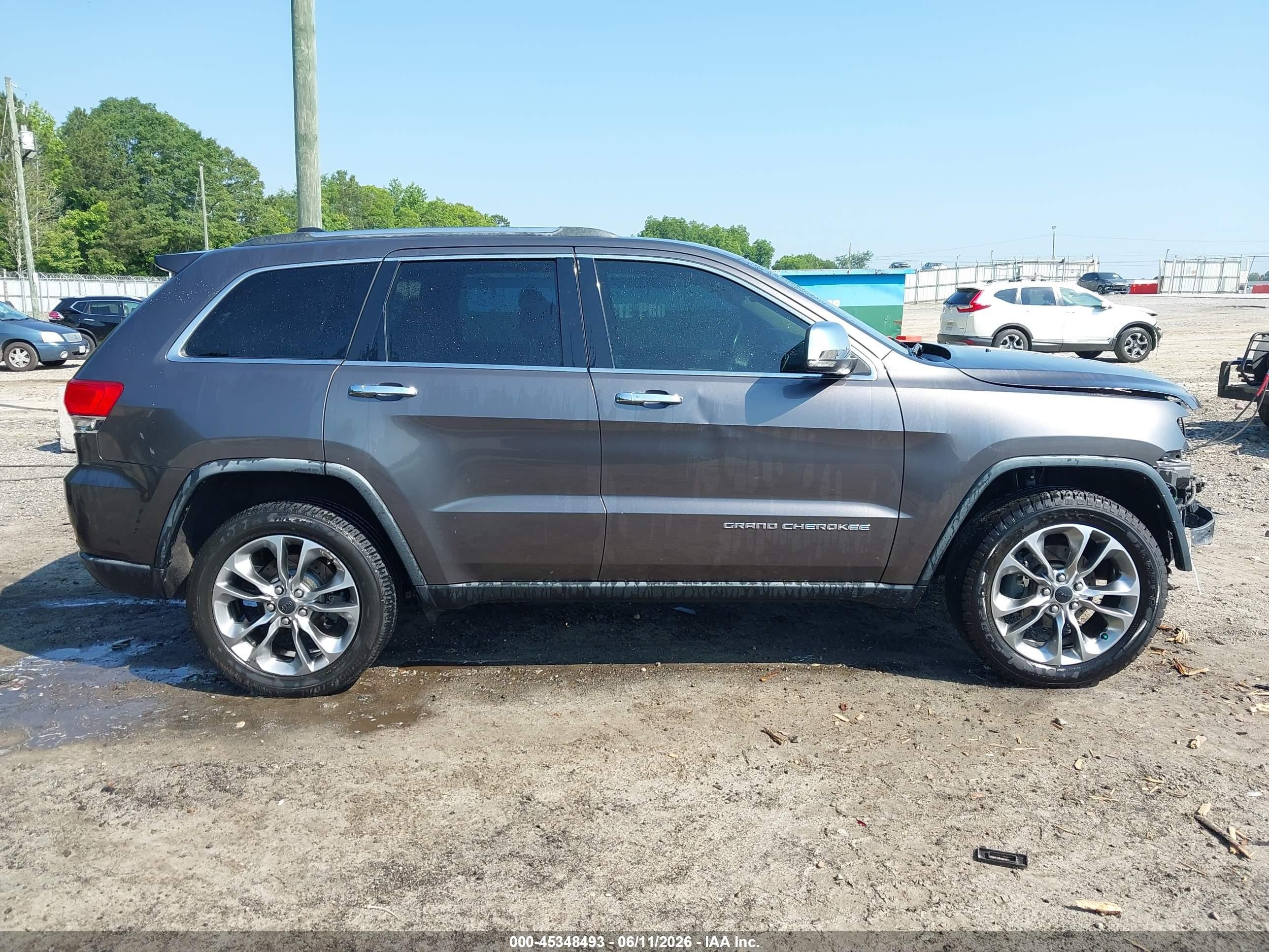 2014 Jeep Grand Cherokee Limited Pewter vin: 1C4RJEBG5EC144628