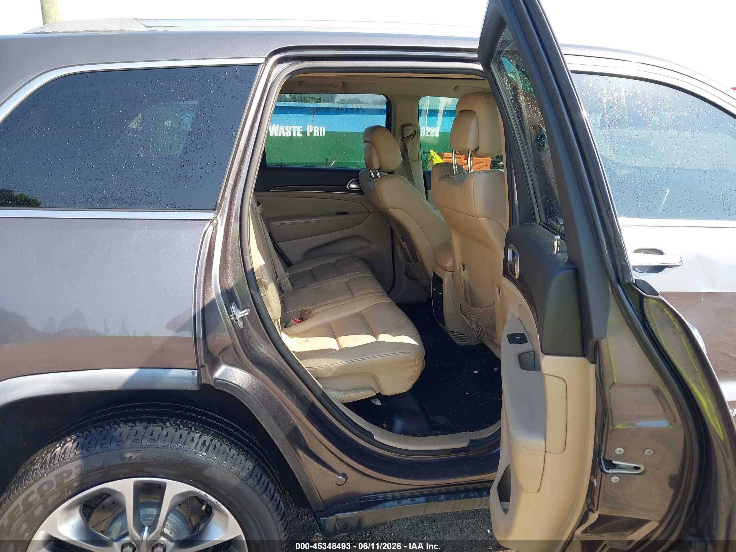 2014 Jeep Grand Cherokee Limited Pewter vin: 1C4RJEBG5EC144628