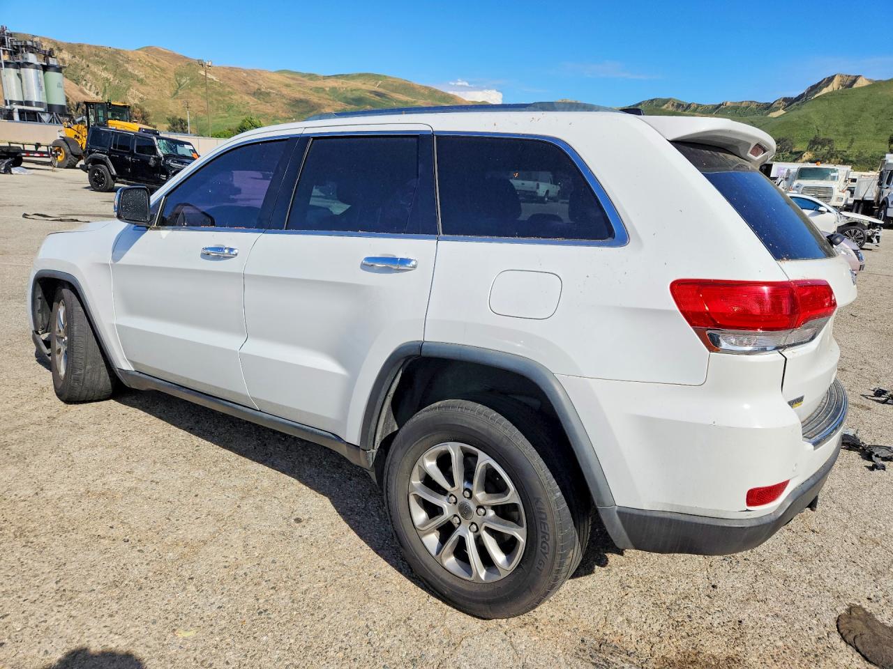 2014 Jeep Grand Cherokee Limited Белый vin: 1C4RJEBG5EC173577