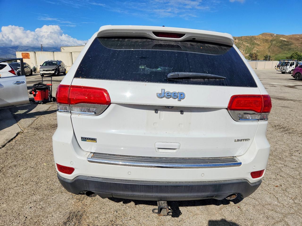 2014 Jeep Grand Cherokee Limited Белый vin: 1C4RJEBG5EC173577