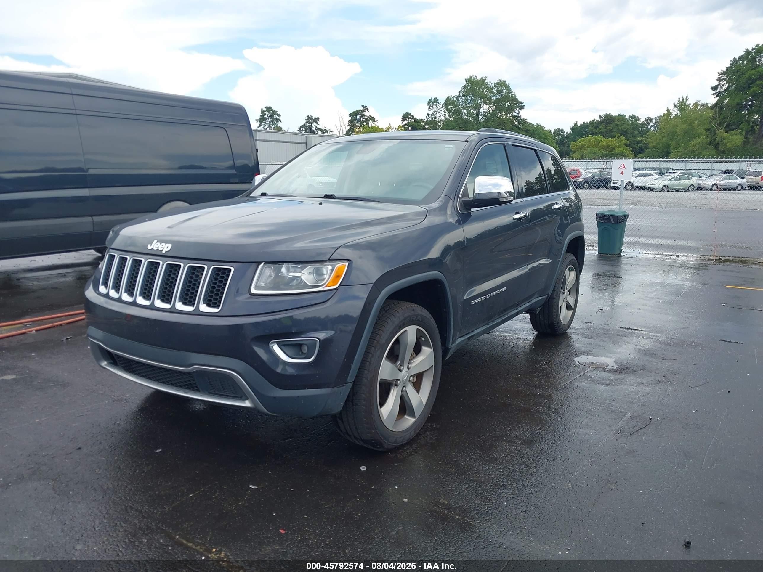 2014 Jeep Grand Cherokee Limited Серый vin: 1C4RJEBG5EC201944