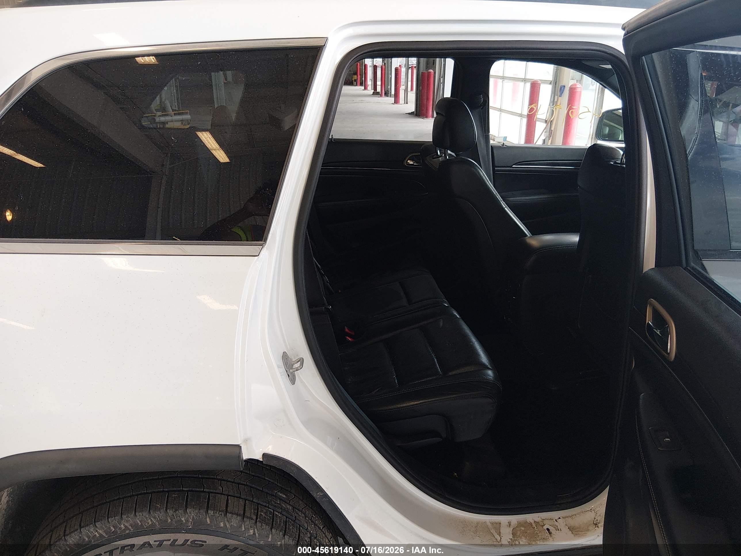 2014 Jeep Grand Cherokee Limited White vin: 1C4RJEBG5EC281441