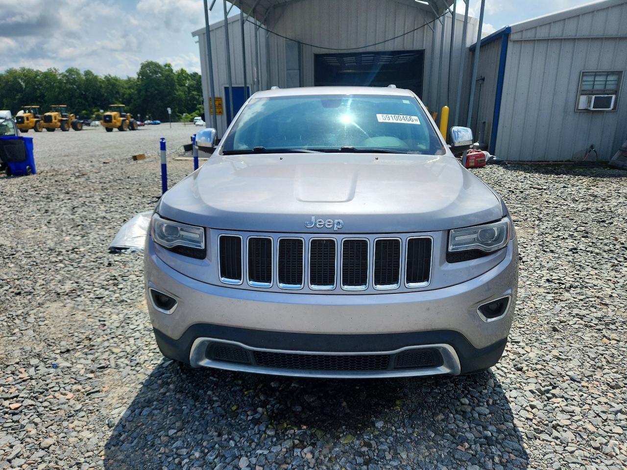 2014 Jeep Grand Cherokee Limited Silver vin: 1C4RJEBG5EC290107
