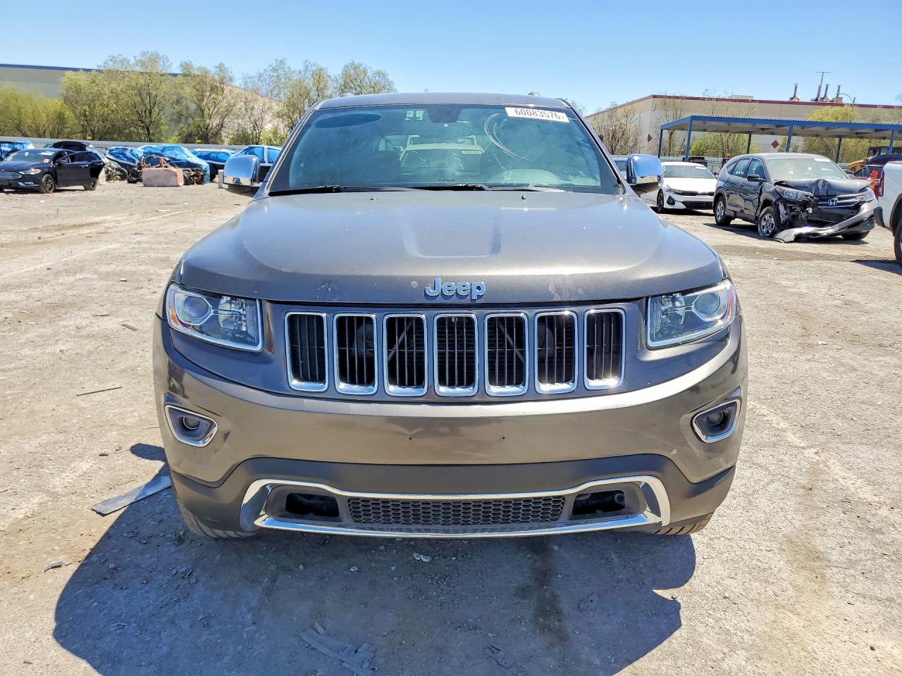 2014 Jeep Grand Cherokee Limited Серый vin: 1C4RJEBG5EC393575