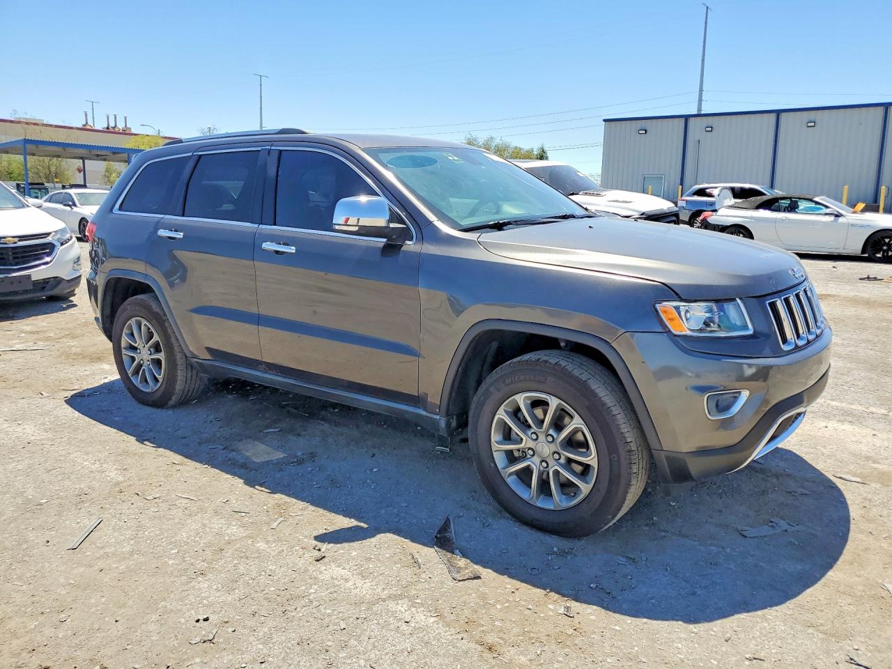 2014 Jeep Grand Cherokee Limited Серый vin: 1C4RJEBG5EC393575