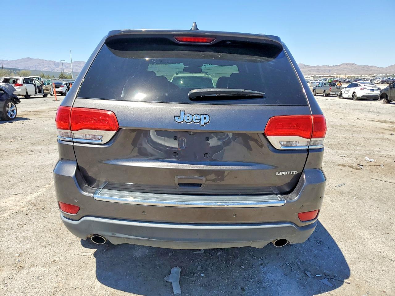 2014 Jeep Grand Cherokee Limited Серый vin: 1C4RJEBG5EC393575