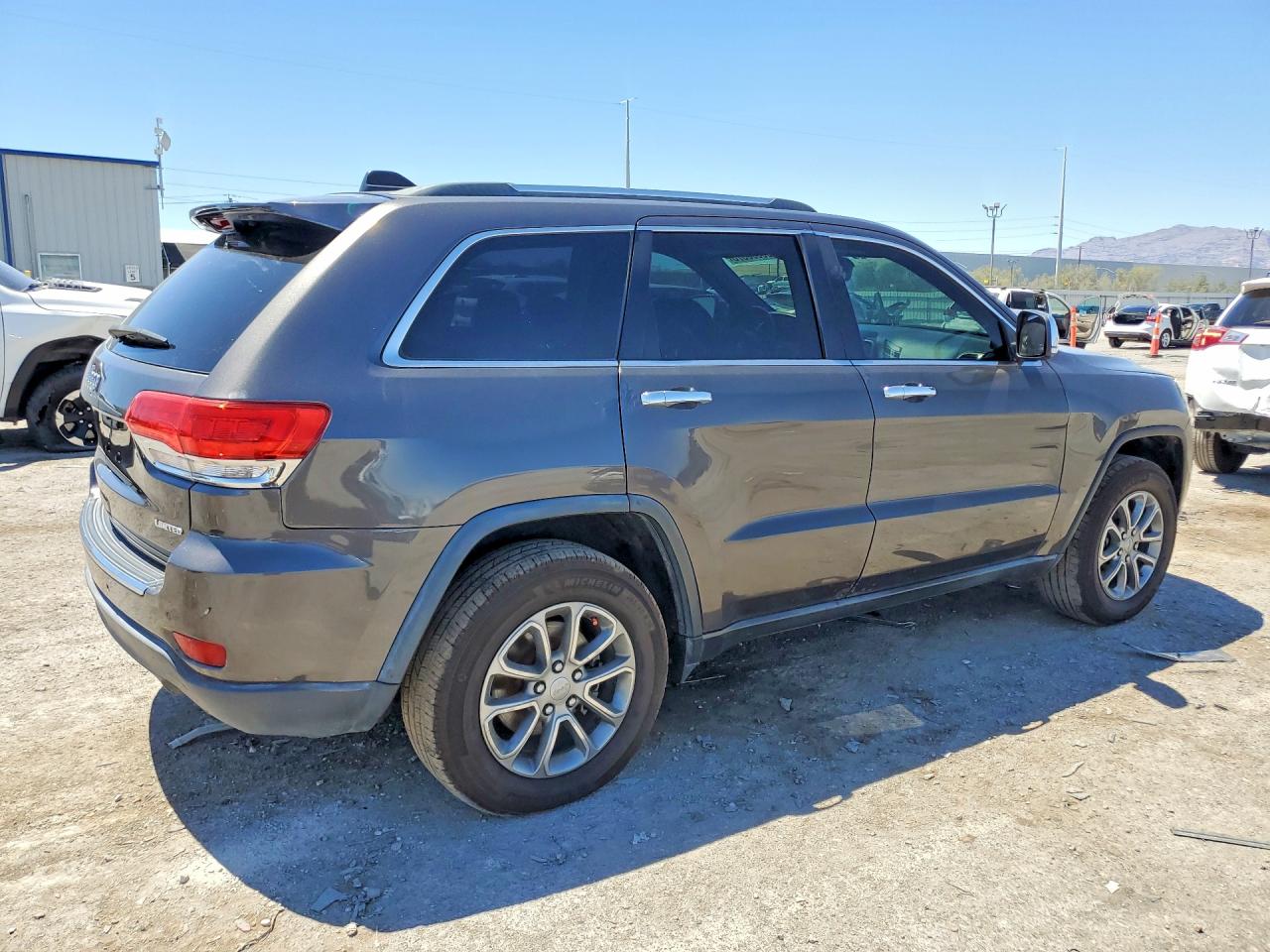 2014 Jeep Grand Cherokee Limited Серый vin: 1C4RJEBG5EC393575