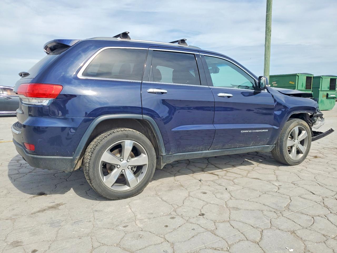 2014 Jeep Grand Cherokee Limited Blue vin: 1C4RJEBG5EC442113
