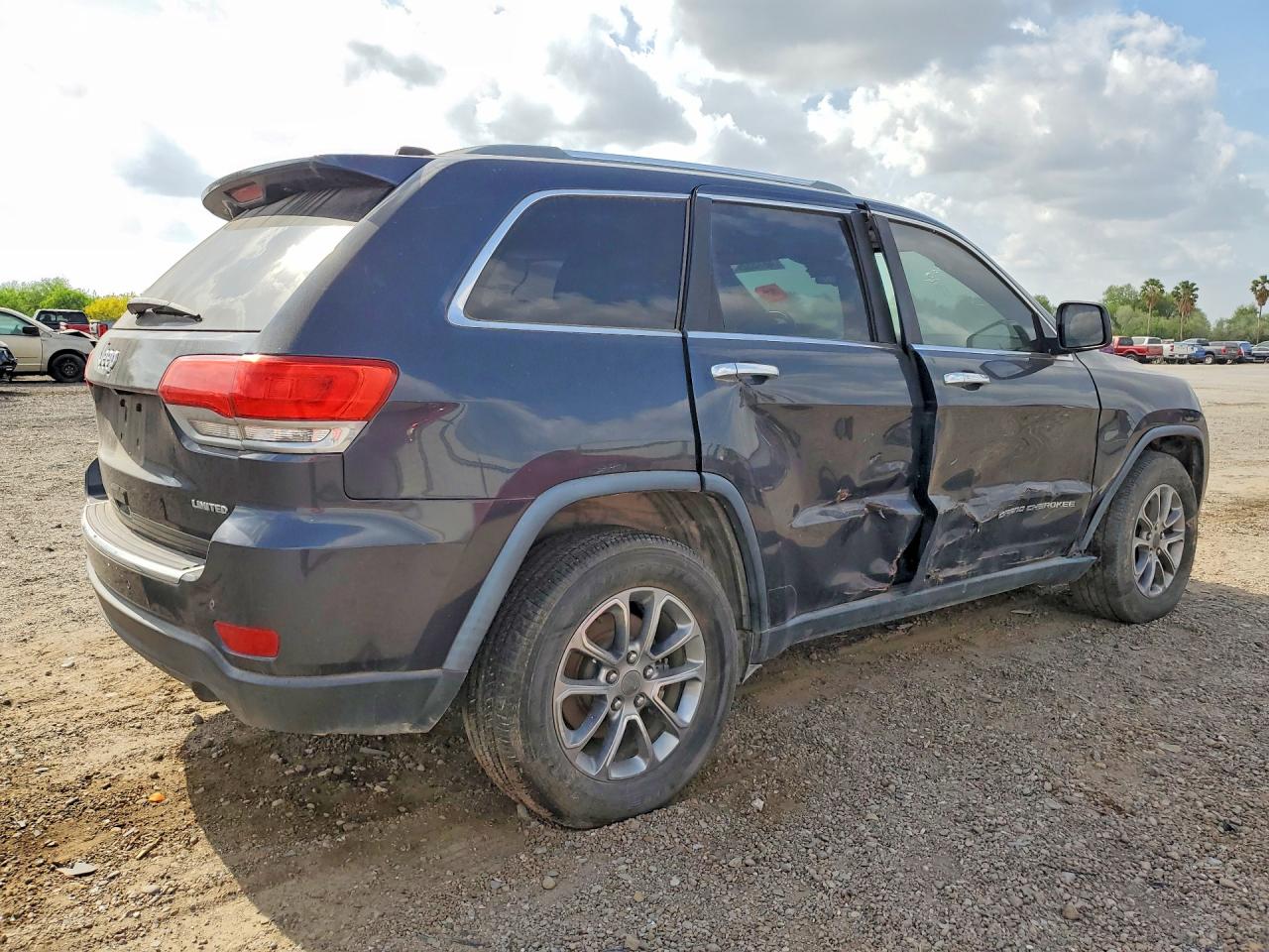 2014 Jeep Grand Cherokee Limited Gray vin: 1C4RJEBG5EC444444
