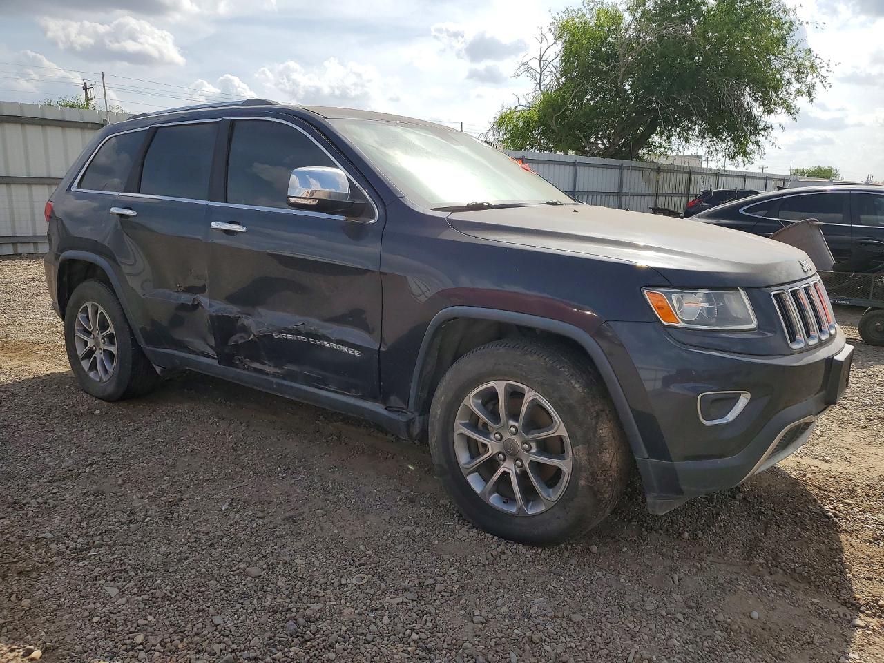 2014 Jeep Grand Cherokee Limited Gray vin: 1C4RJEBG5EC444444