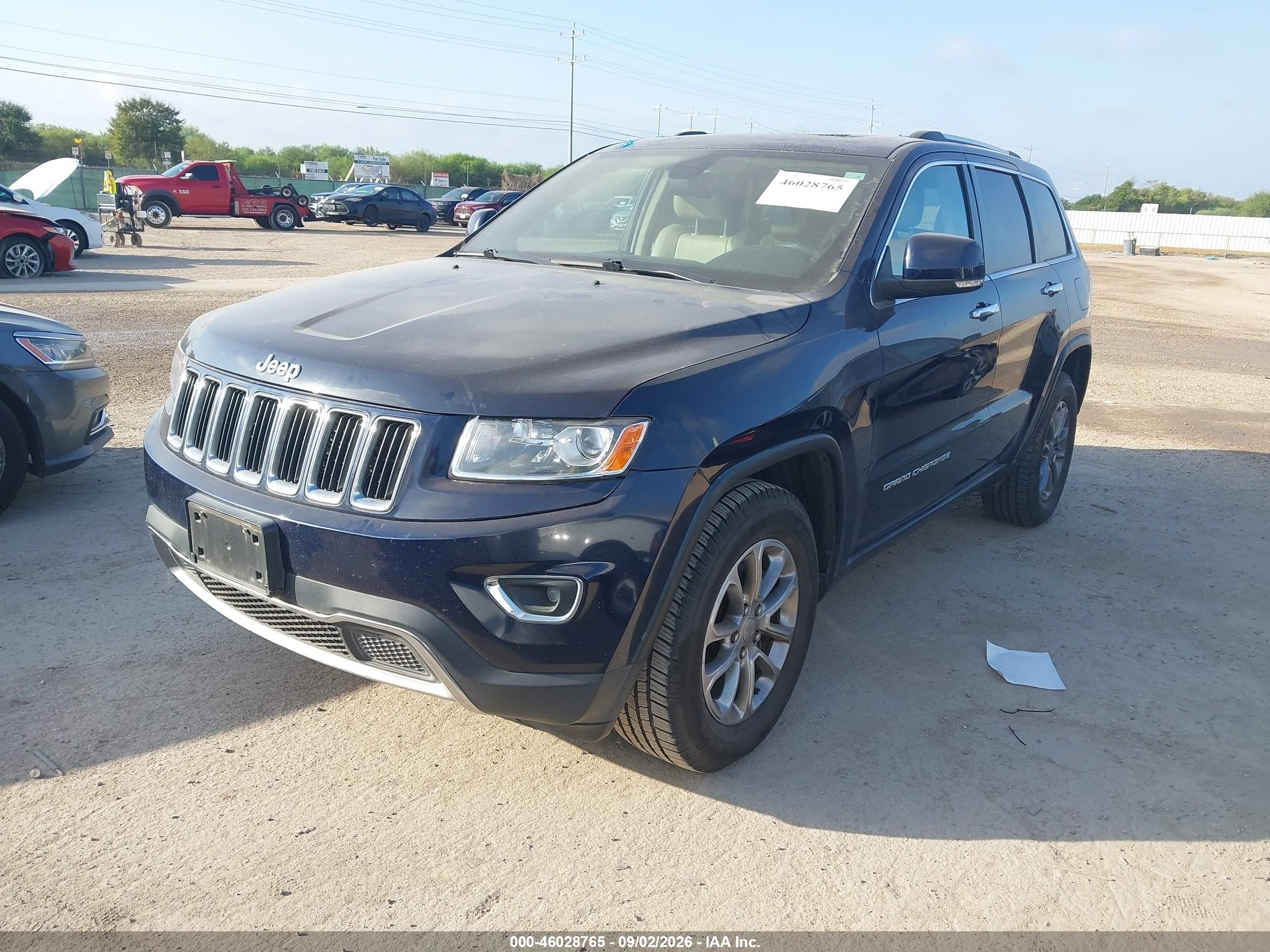 2014 Jeep Grand Cherokee Limited Black vin: 1C4RJEBG5EC449238