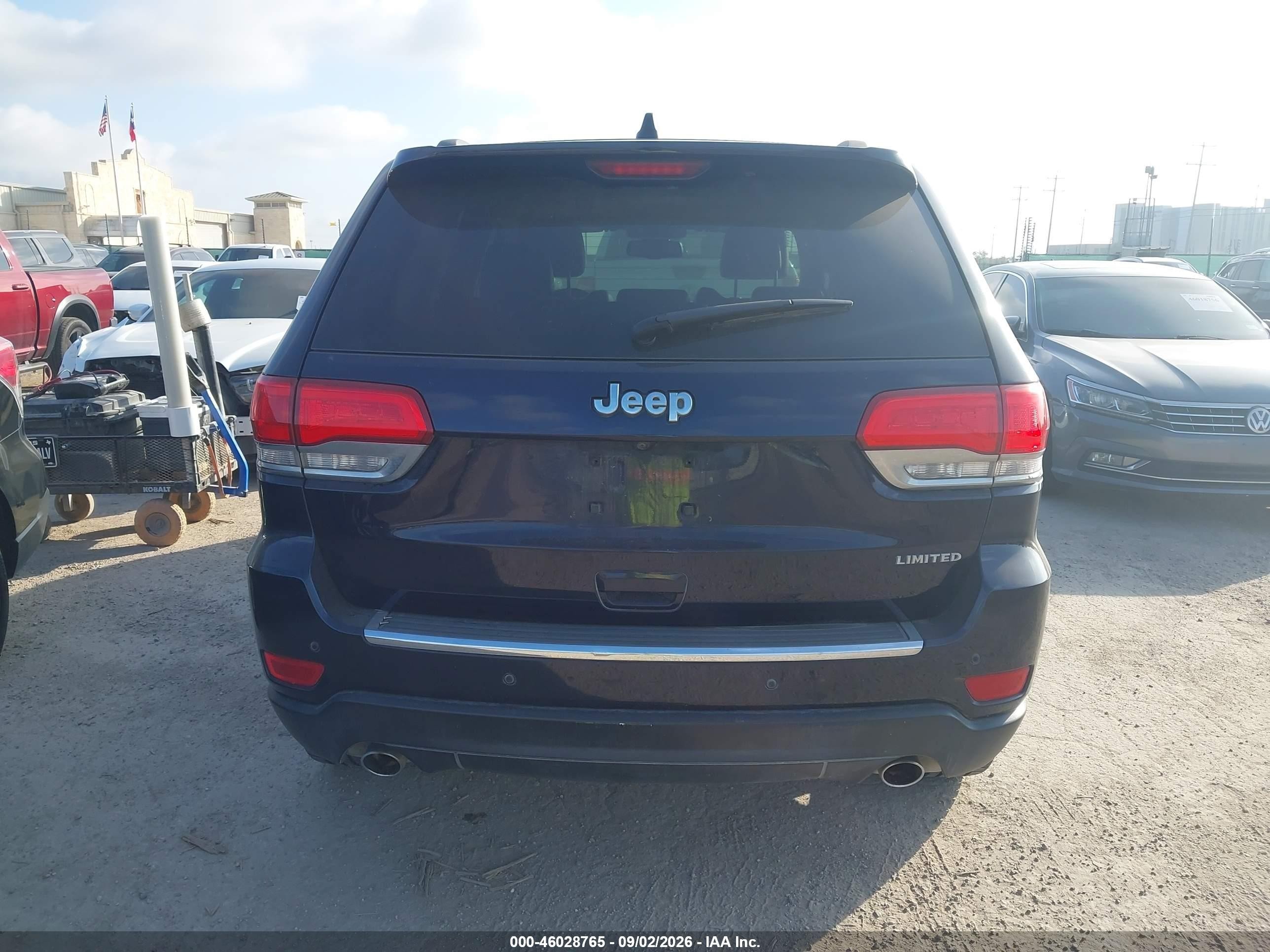 2014 Jeep Grand Cherokee Limited Black vin: 1C4RJEBG5EC449238