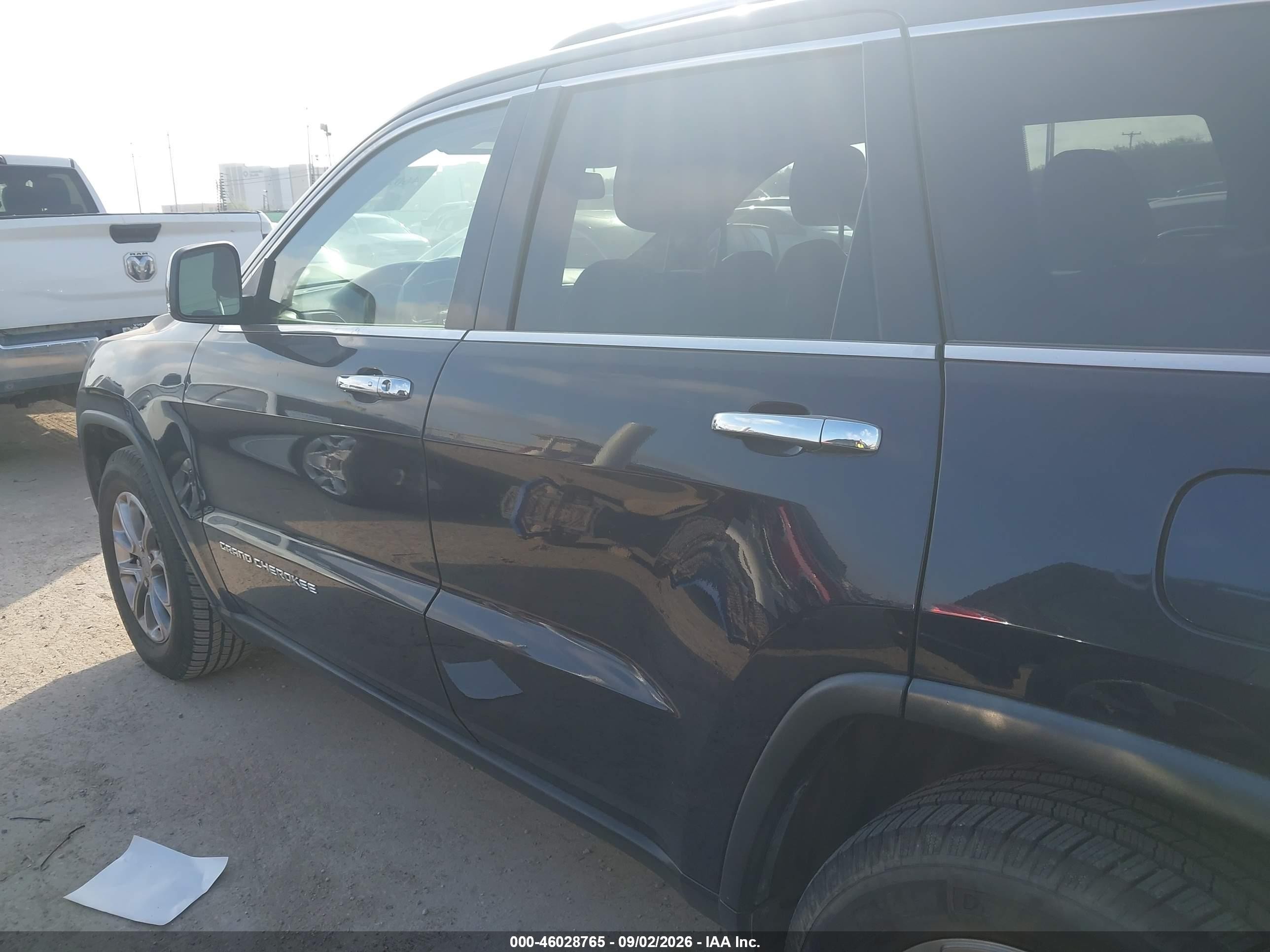 2014 Jeep Grand Cherokee Limited Black vin: 1C4RJEBG5EC449238