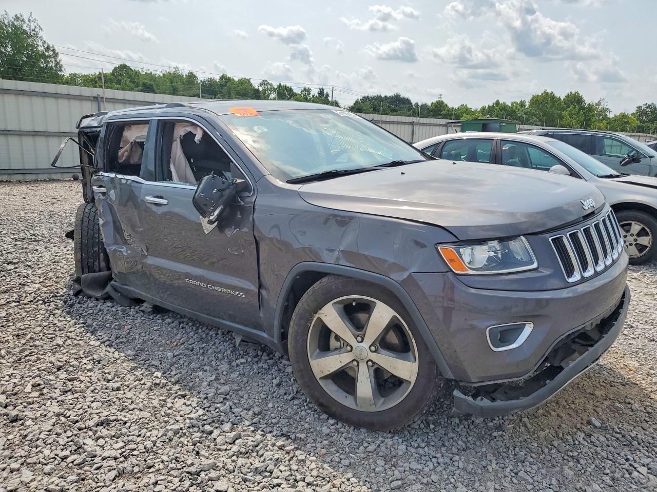 2014 Jeep Grand Cherokee Limited Серый vin: 1C4RJEBG5EC480330