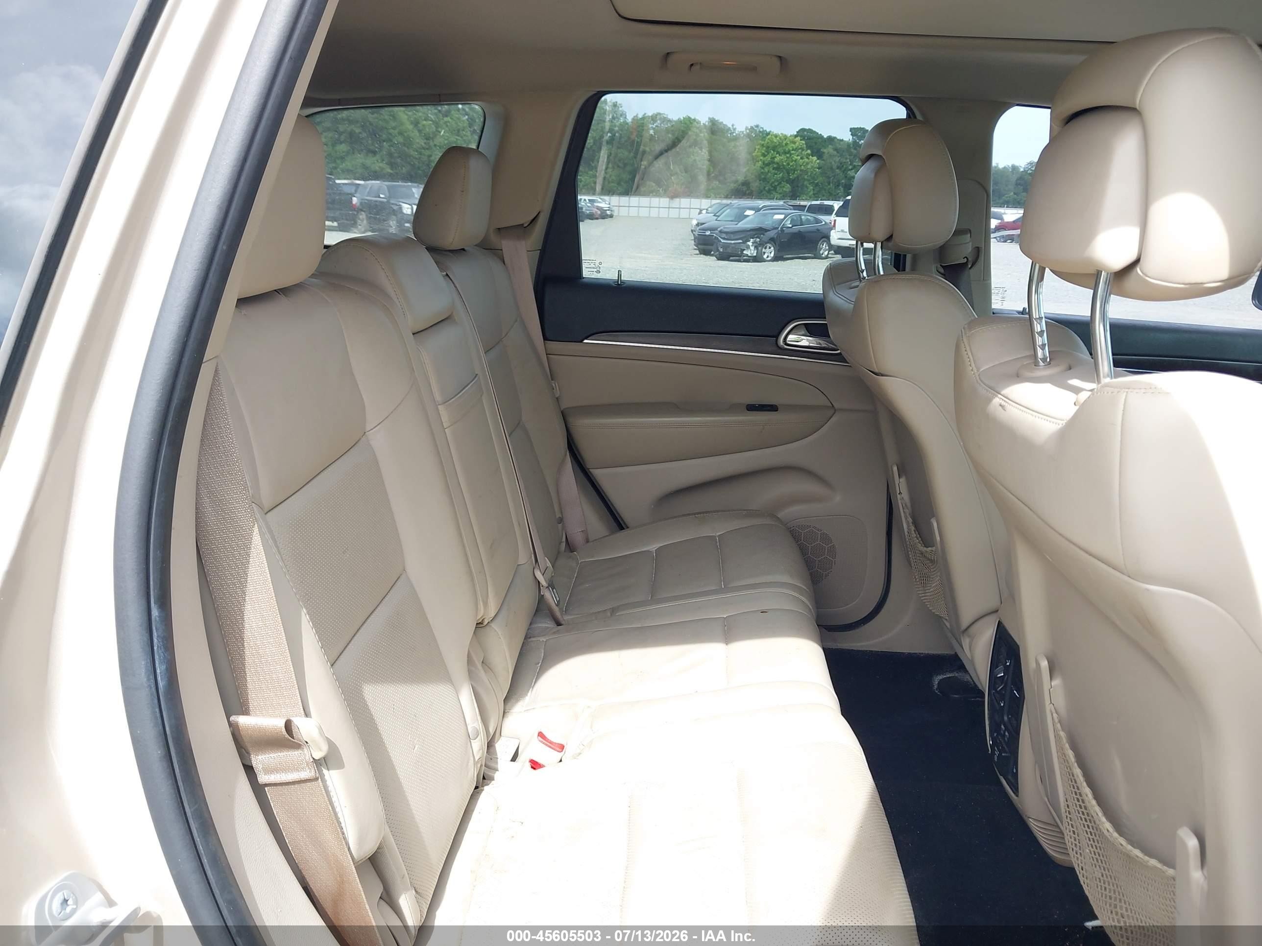 2014 Jeep Grand Cherokee Limited Champagne vin: 1C4RJEBG5EC547766