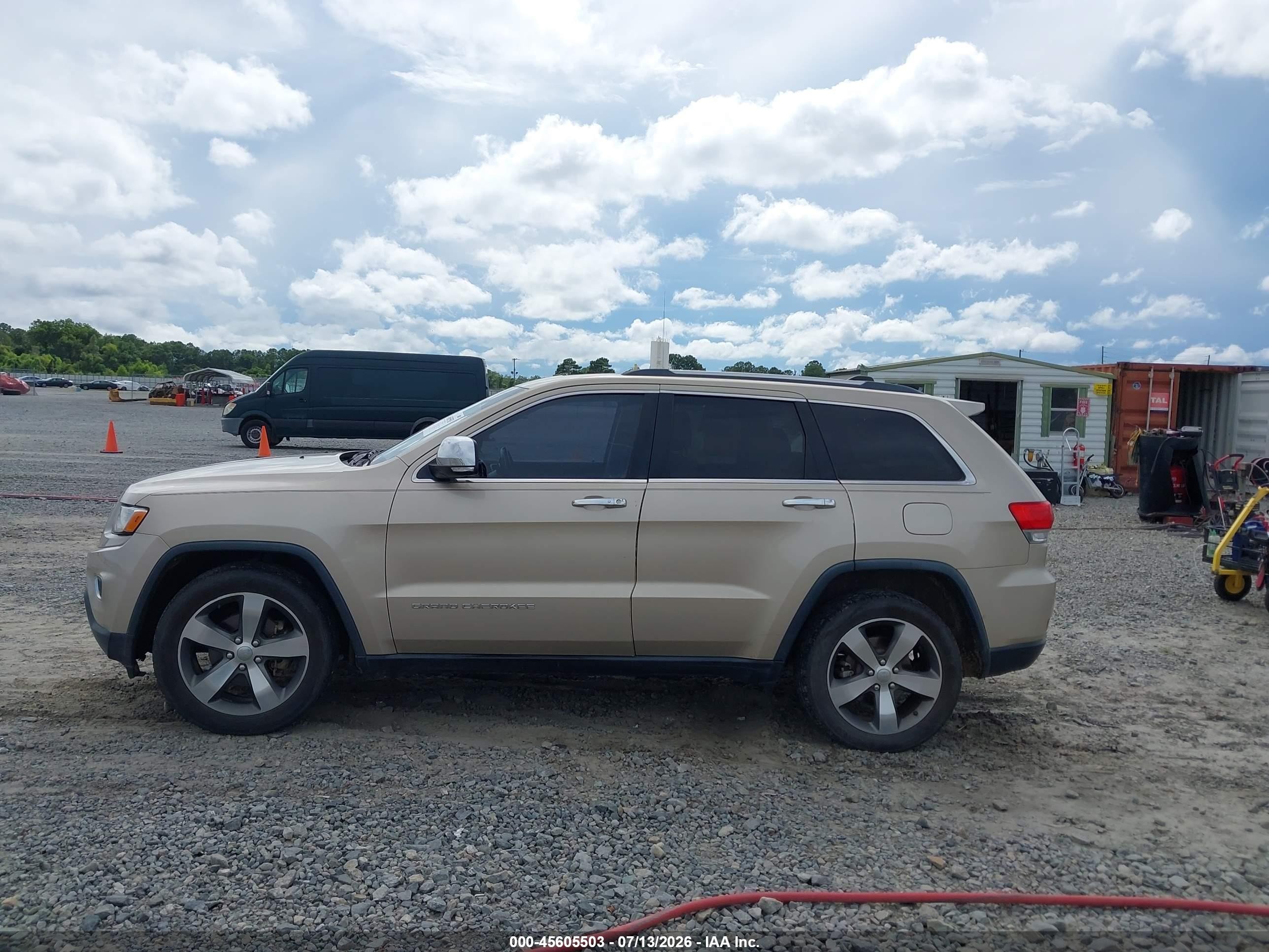 2014 Jeep Grand Cherokee Limited Champagne vin: 1C4RJEBG5EC547766