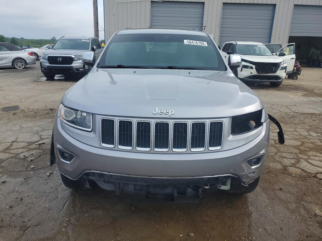 2014 Jeep Grand Cherokee Limited Silver vin: 1C4RJEBG5EC574174