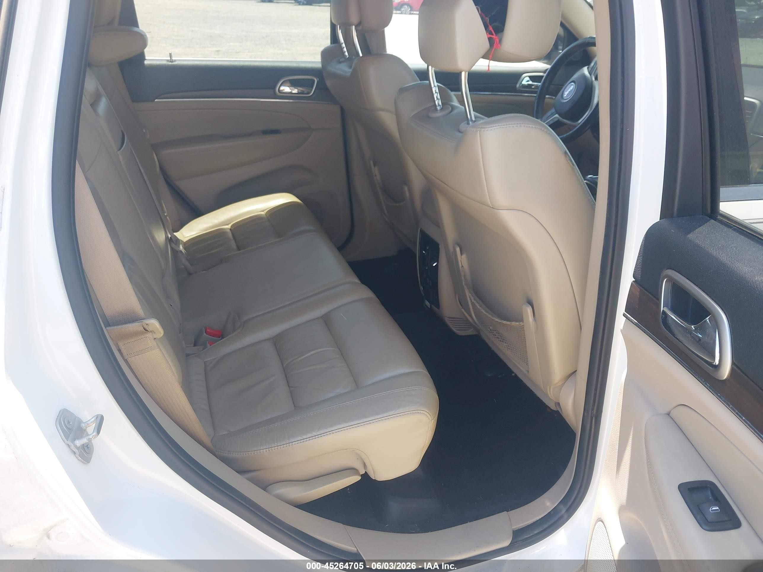 2015 Jeep Grand Cherokee Limited White vin: 1C4RJEBG5FC765448
