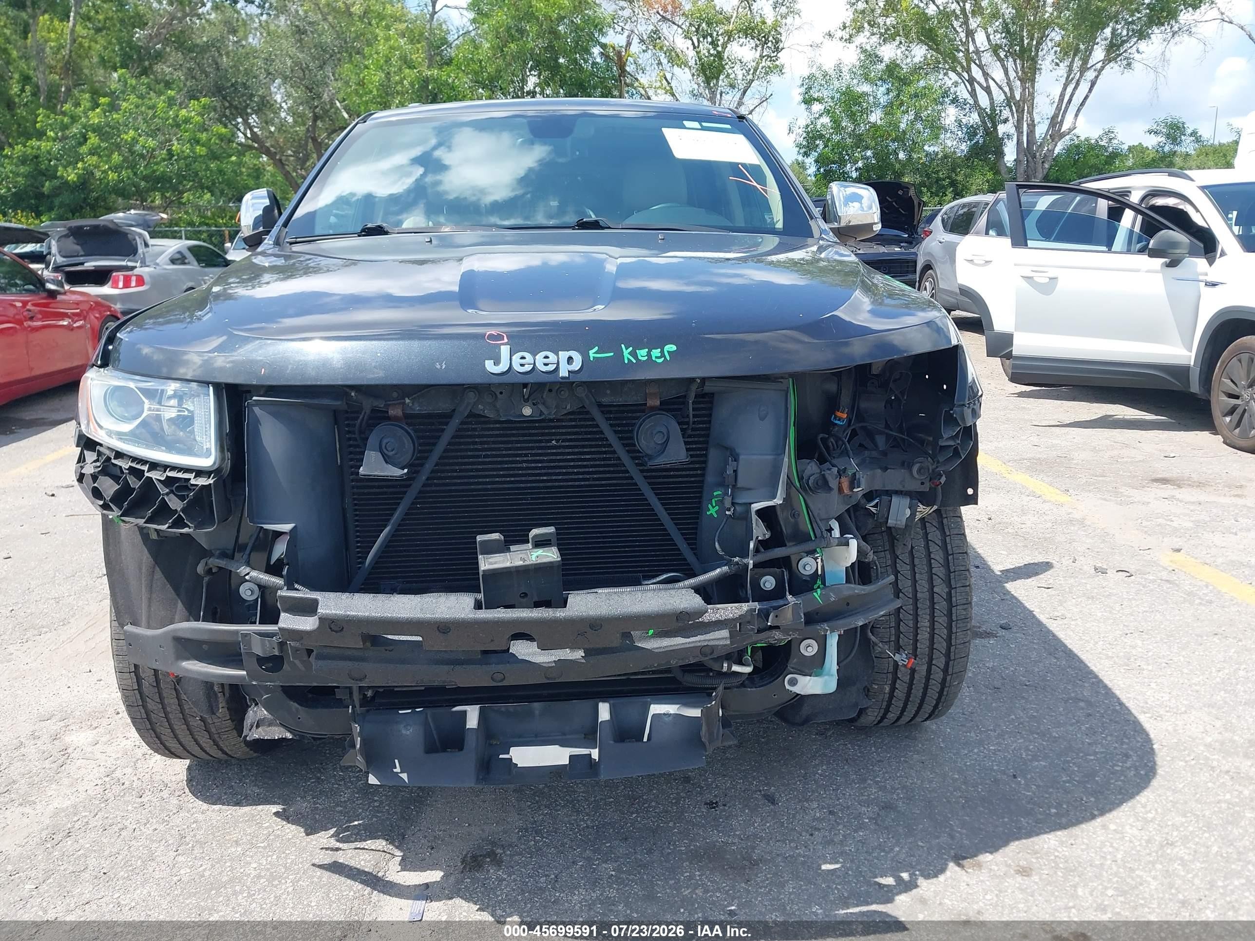 2015 Jeep Grand Cherokee Limited Black vin: 1C4RJEBG5FC872628