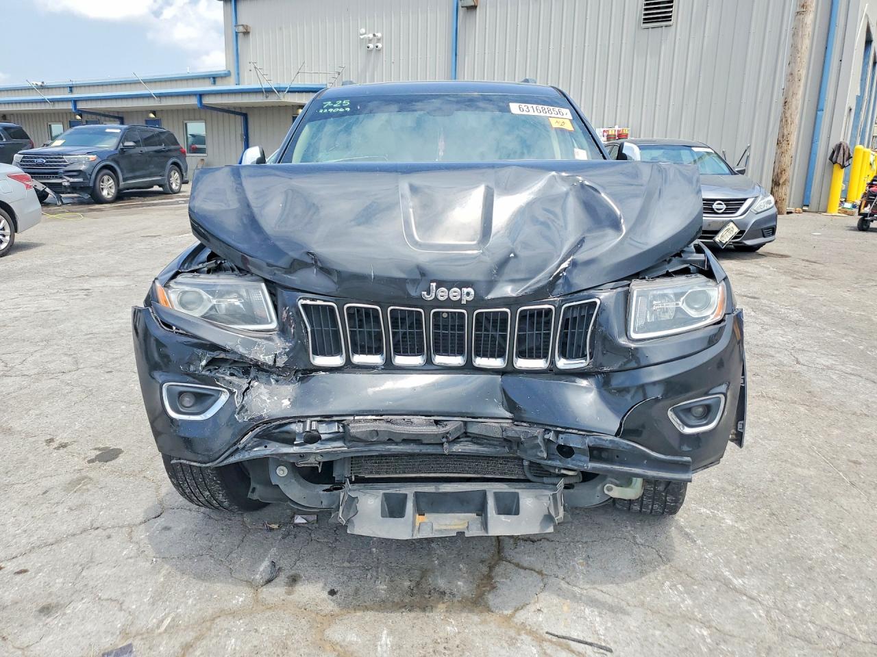 2015 Jeep Grand Cherokee Limited Black vin: 1C4RJEBG5FC903554