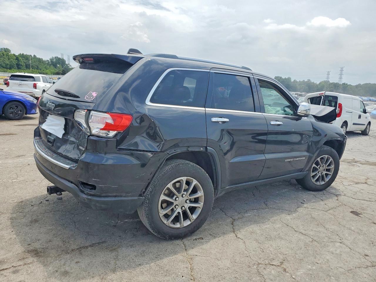 2015 Jeep Grand Cherokee Limited Black vin: 1C4RJEBG5FC903554