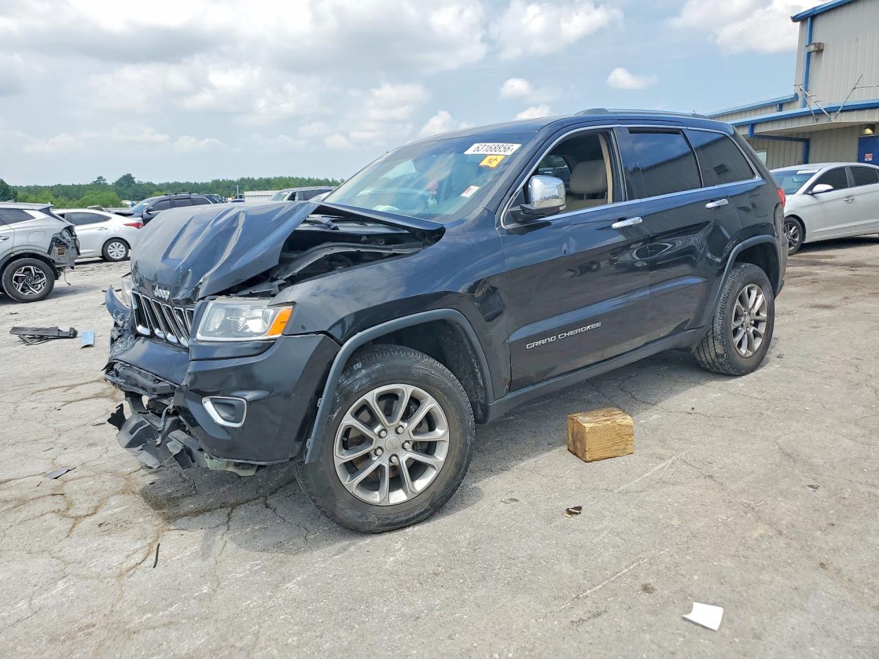 2015 Jeep Grand Cherokee Limited Black vin: 1C4RJEBG5FC903554