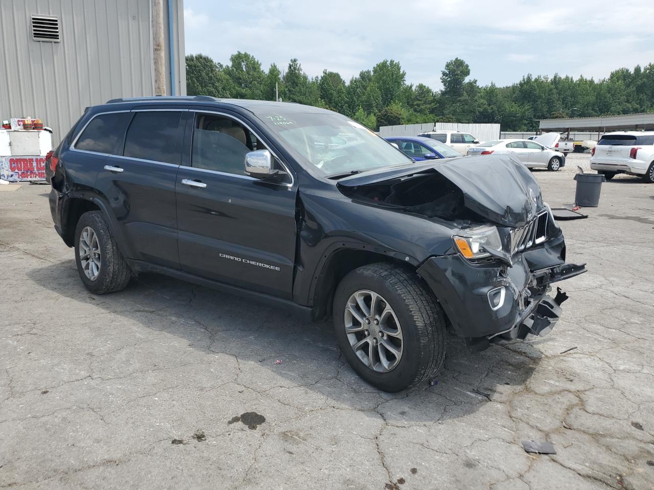 2015 Jeep Grand Cherokee Limited Black vin: 1C4RJEBG5FC903554