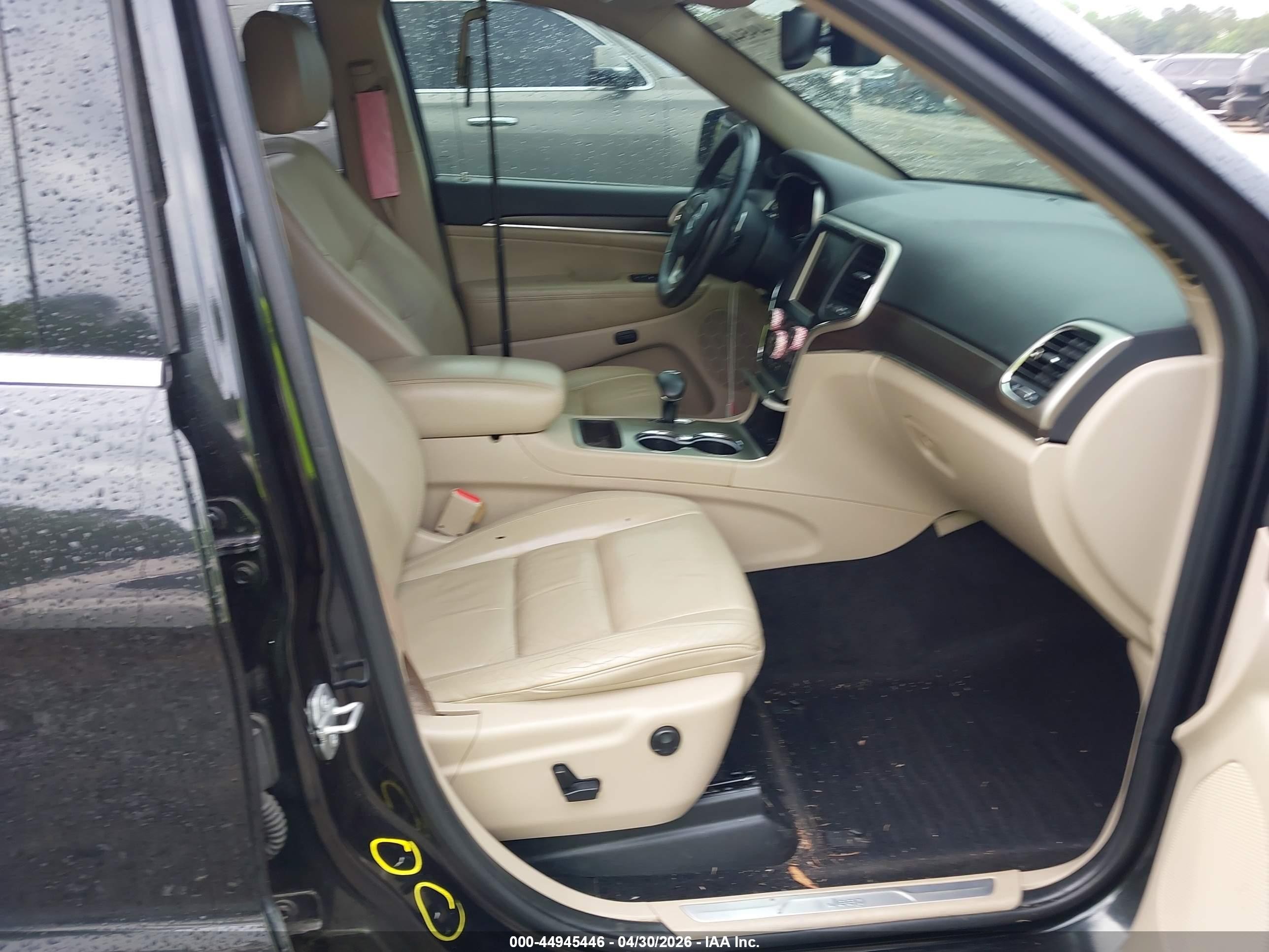 2015 Jeep Grand Cherokee Limited Черный vin: 1C4RJEBG5FC957484