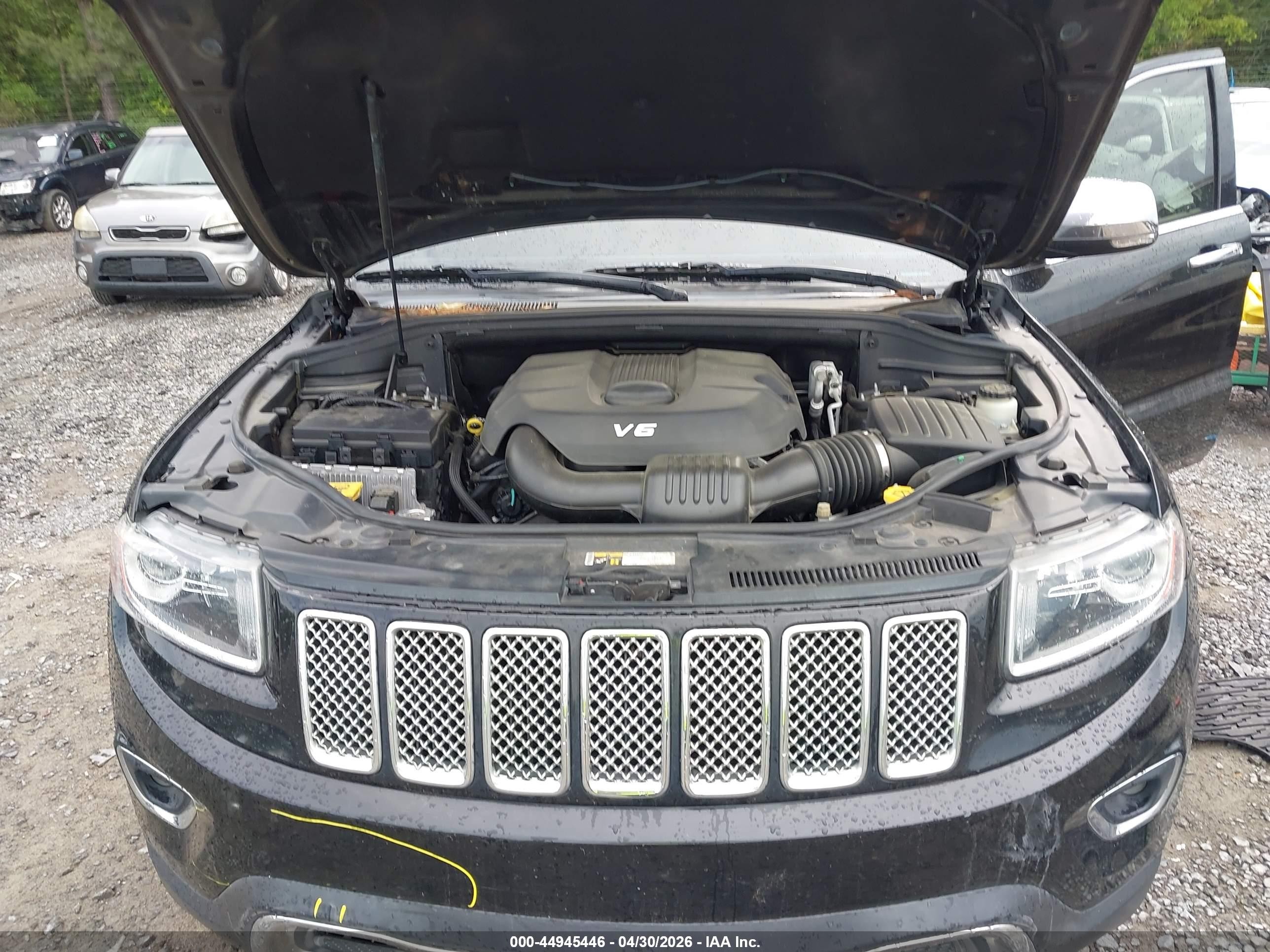 2015 Jeep Grand Cherokee Limited Черный vin: 1C4RJEBG5FC957484