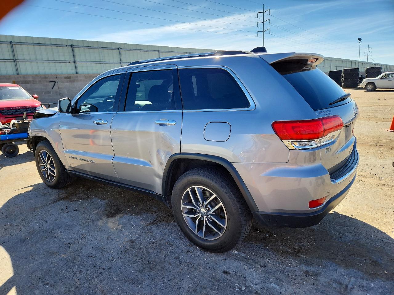 2017 Jeep Grand Cherokee Limited Серебряный vin: 1C4RJEBG5HC702689