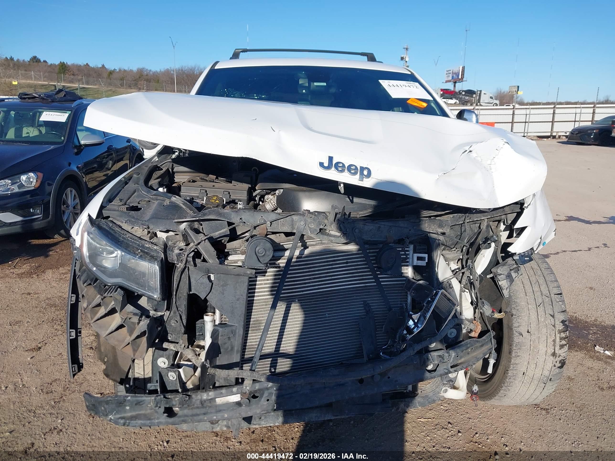 2017 Jeep Grand Cherokee Limited 4x2 White vin: 1C4RJEBG5HC756946