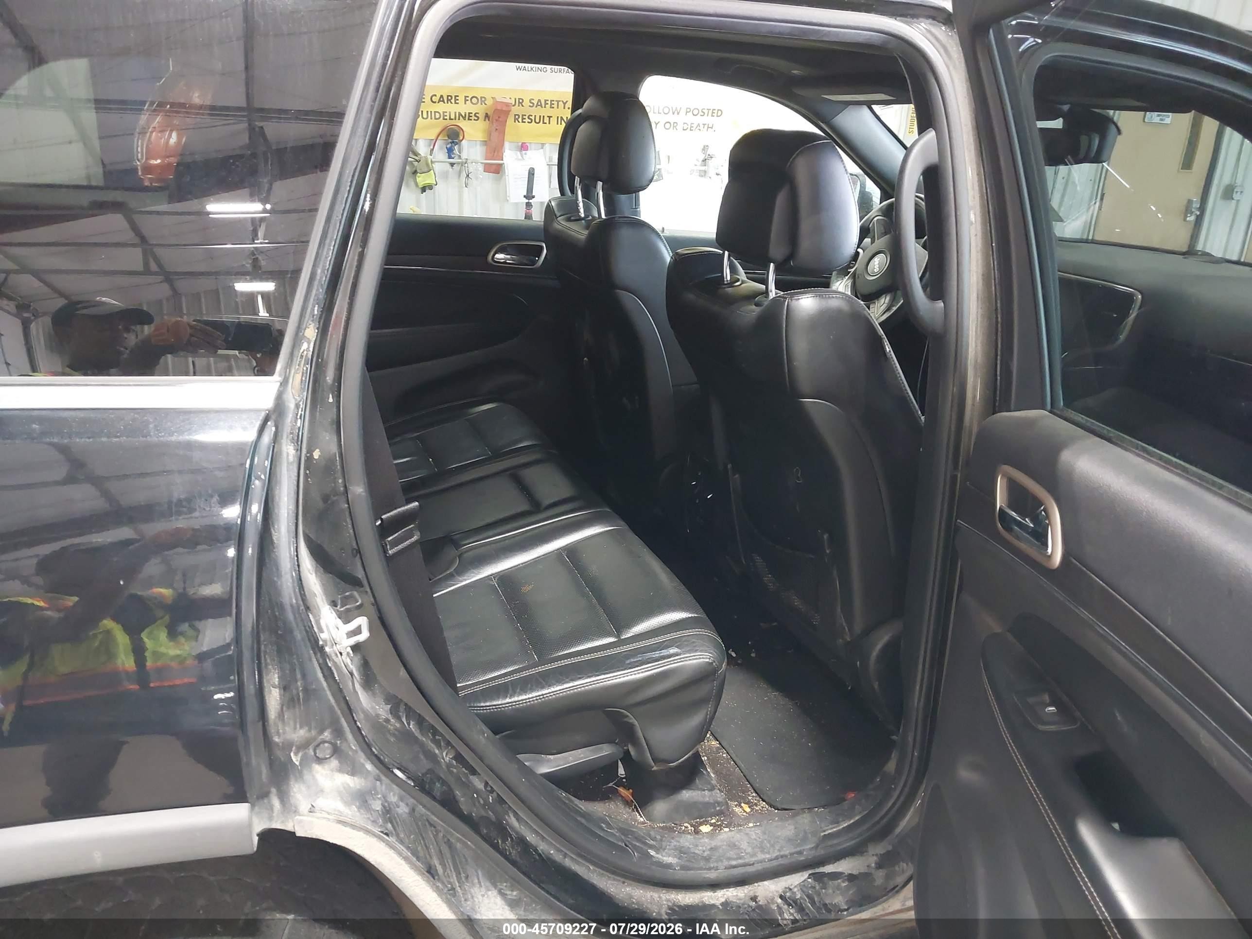 2017 Jeep Grand Cherokee Limited Black vin: 1C4RJEBG5HC779675