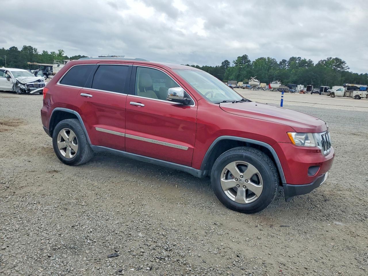2012 Jeep Grand Cherokee Limited Burgundy vin: 1C4RJEBG6CC113563