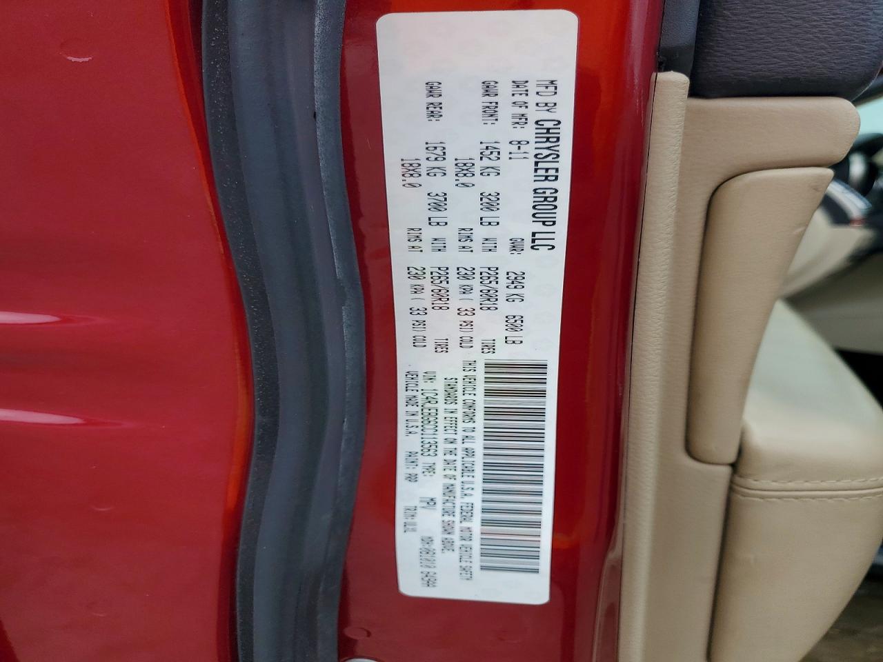 2012 Jeep Grand Cherokee Limited Burgundy vin: 1C4RJEBG6CC113563