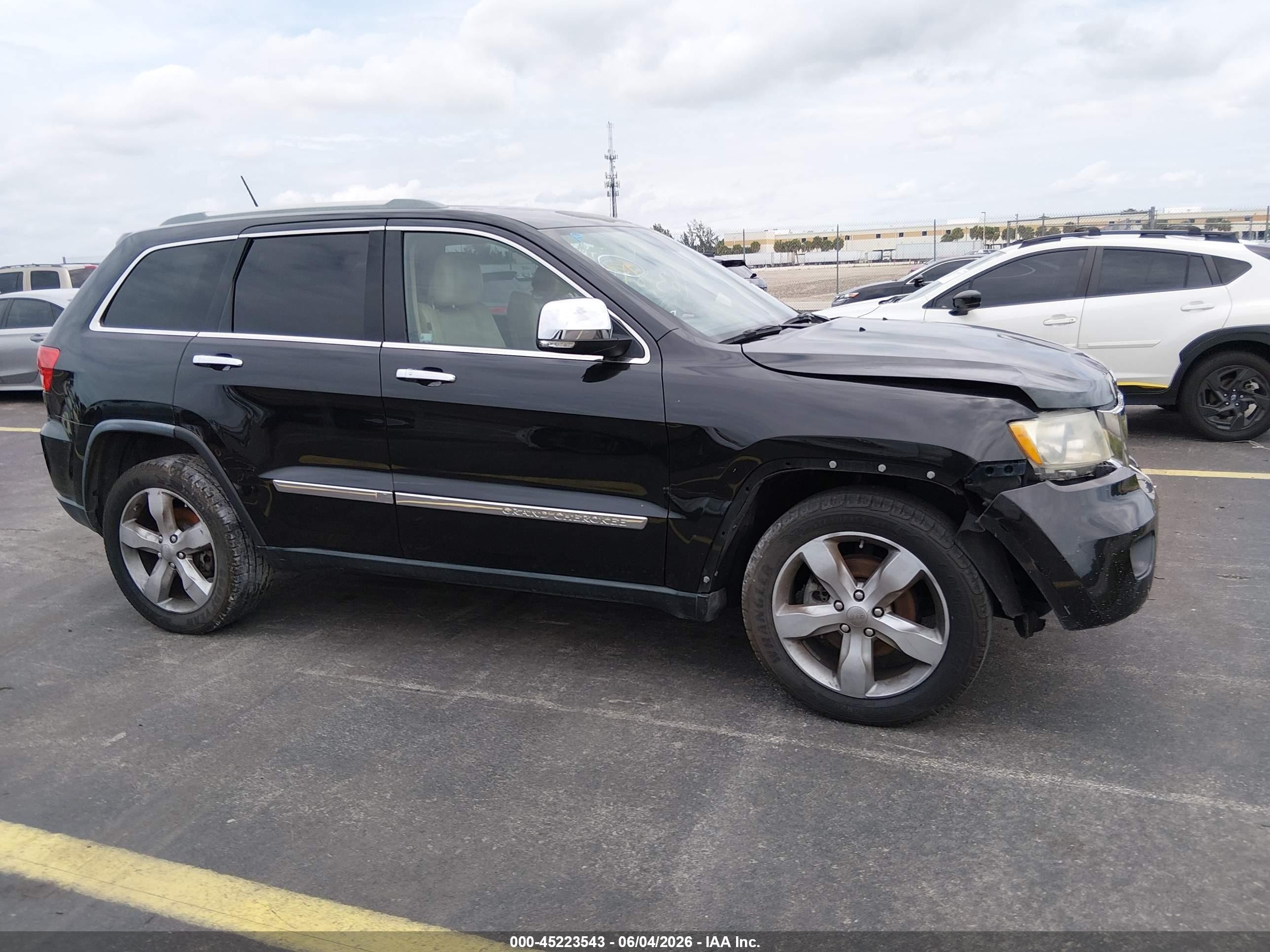 2013 Jeep Grand Cherokee Limited Black vin: 1C4RJEBG6DC546298