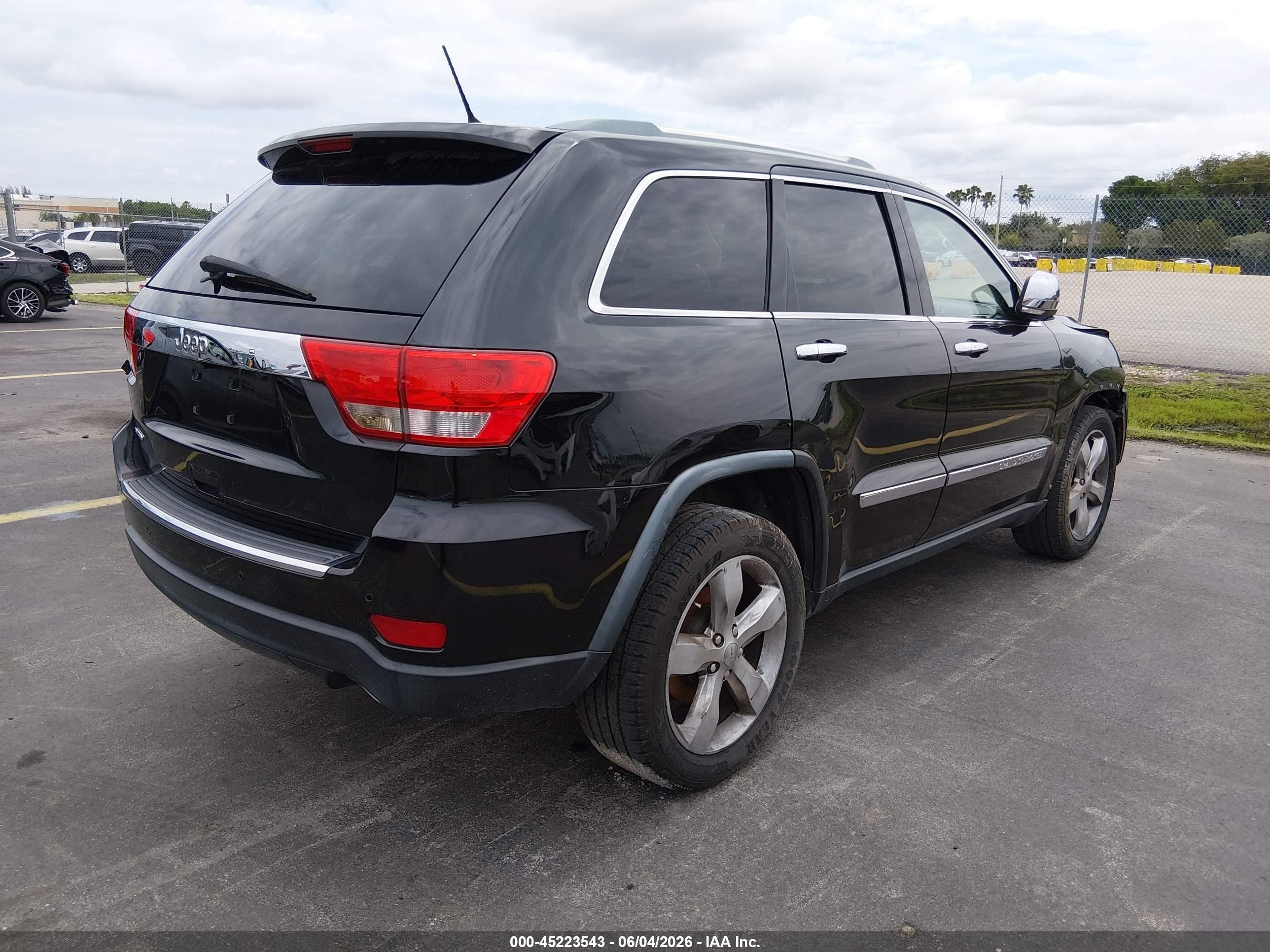 2013 Jeep Grand Cherokee Limited Black vin: 1C4RJEBG6DC546298