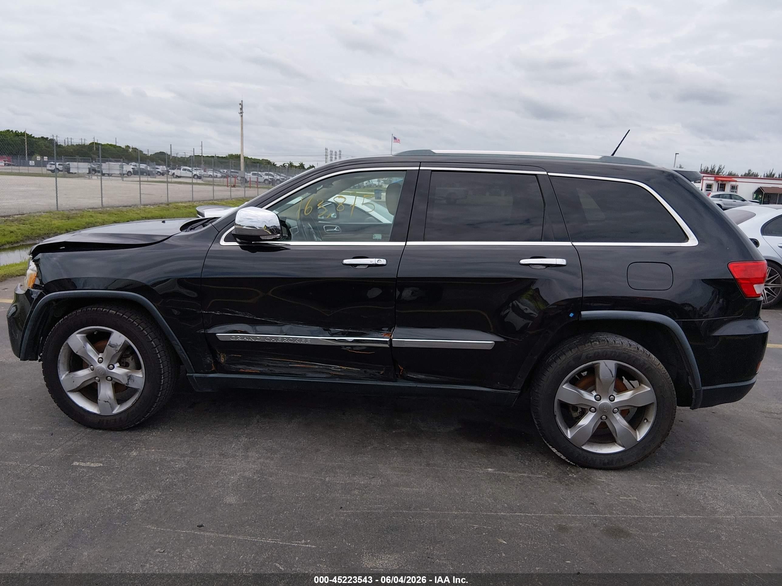 2013 Jeep Grand Cherokee Limited Black vin: 1C4RJEBG6DC546298