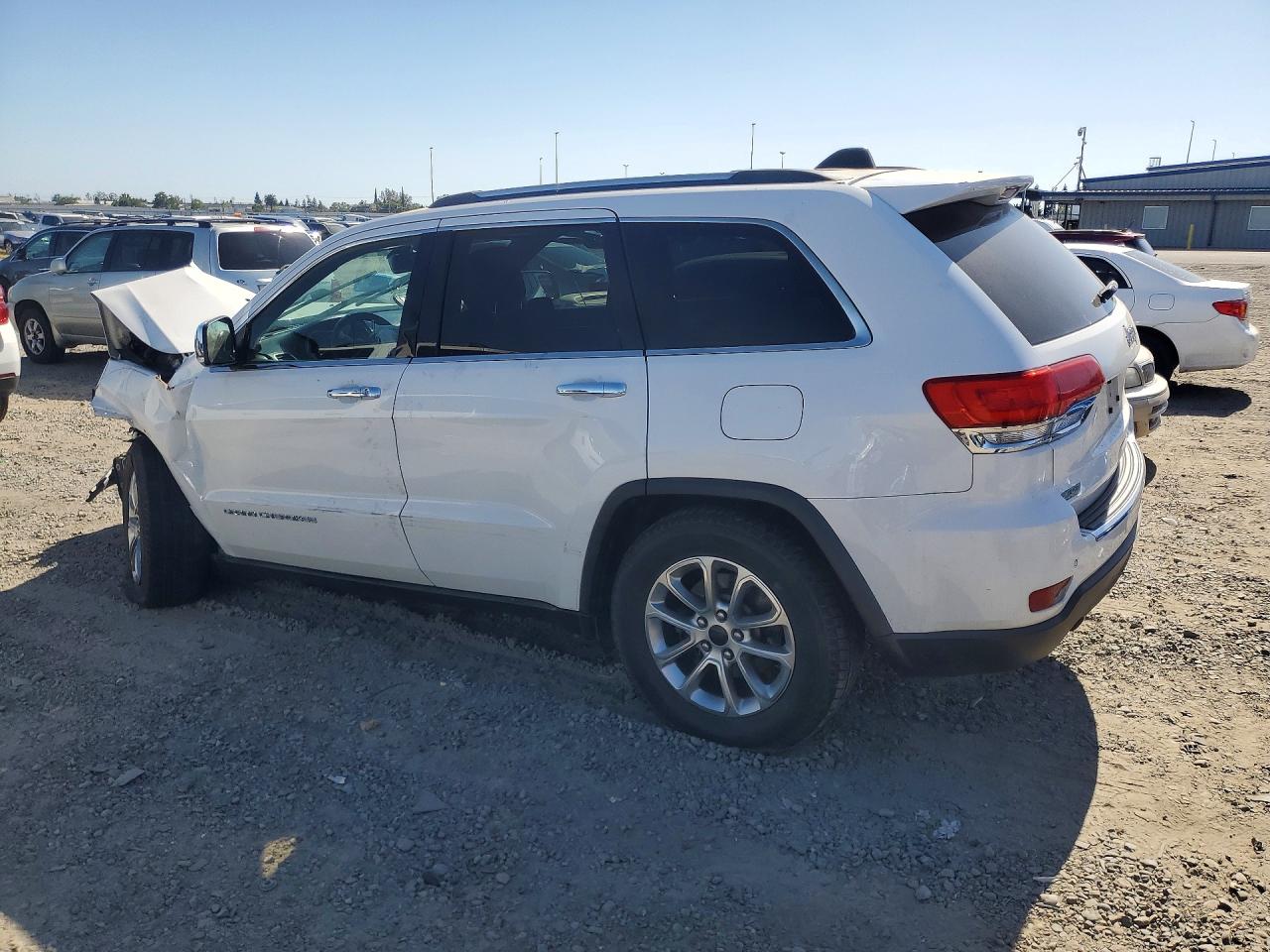 2014 Jeep Grand Cherokee Limited White vin: 1C4RJEBG6EC152236