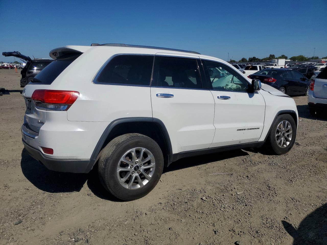 2014 Jeep Grand Cherokee Limited White vin: 1C4RJEBG6EC152236