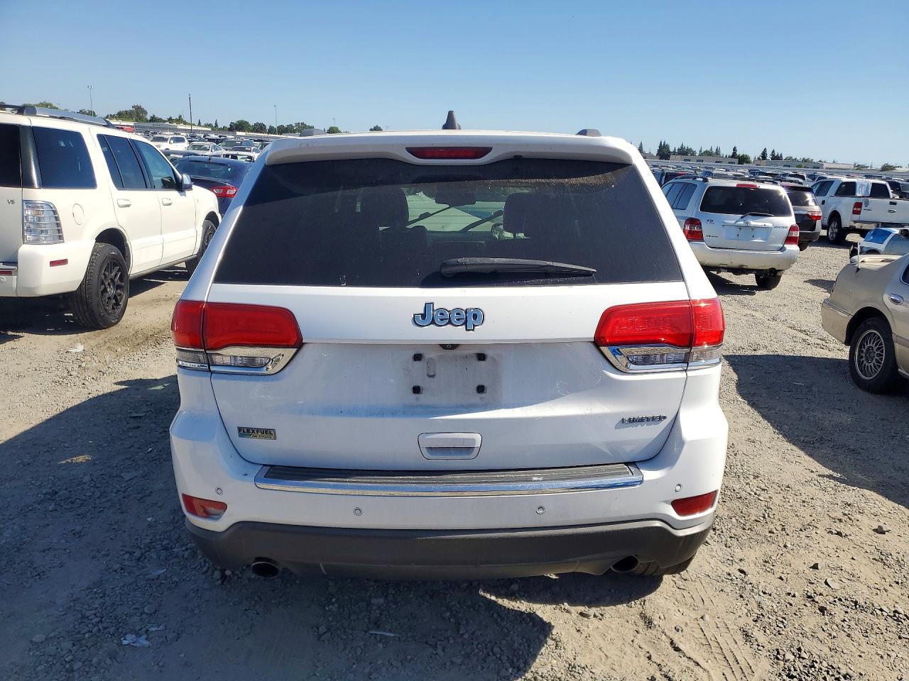 2014 Jeep Grand Cherokee Limited White vin: 1C4RJEBG6EC152236