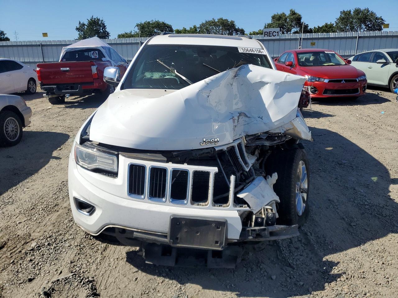 2014 Jeep Grand Cherokee Limited White vin: 1C4RJEBG6EC152236
