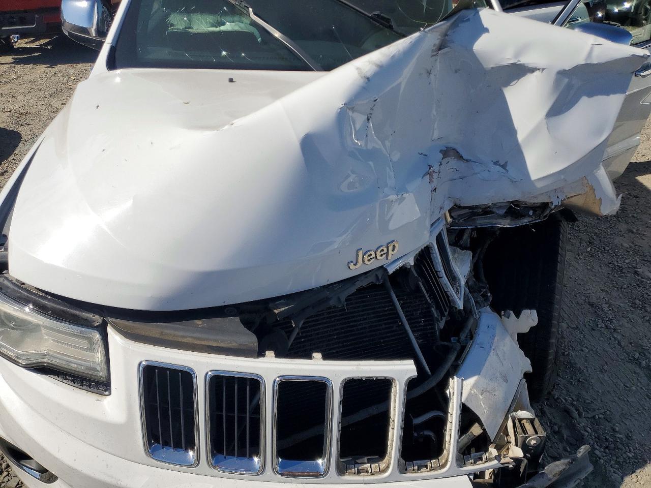 2014 Jeep Grand Cherokee Limited White vin: 1C4RJEBG6EC152236